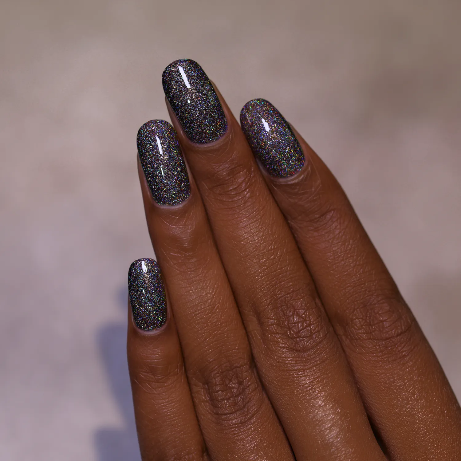 ILNP Penthouse nagellack mörklila holo 12 ml