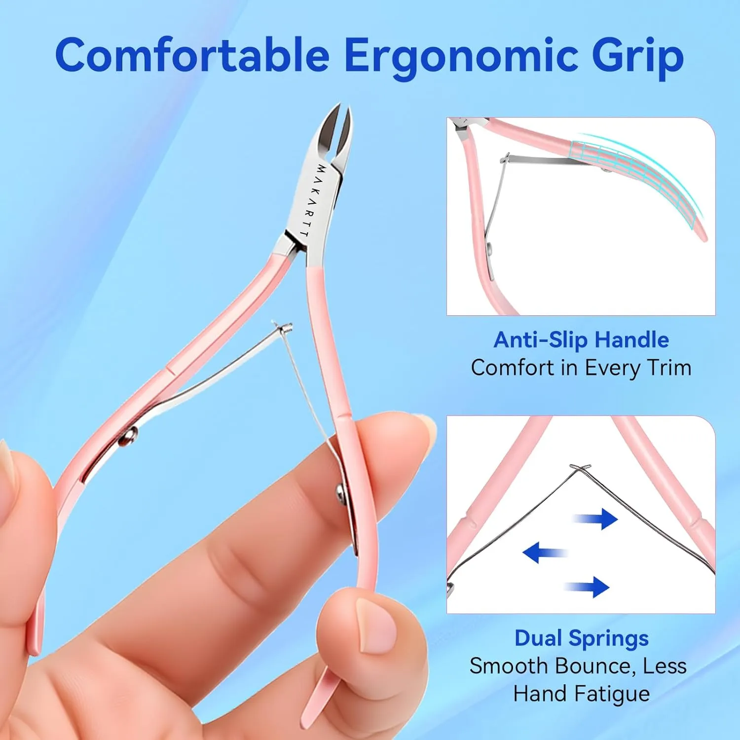 Makartt Blade Cuticle Nipper 7MM nagelbandstång 2-pack