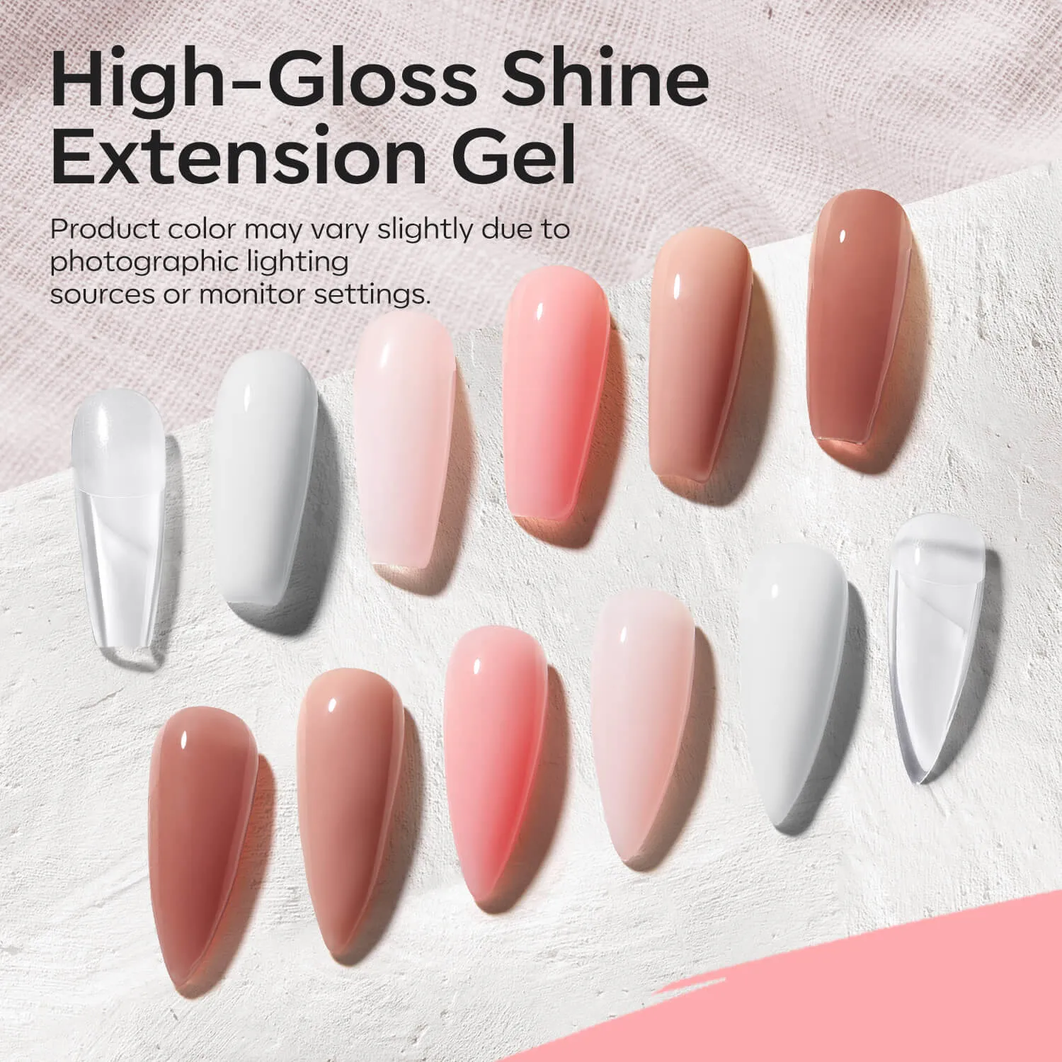 Modelones Berry Parfait polygel rosa 21 dagar