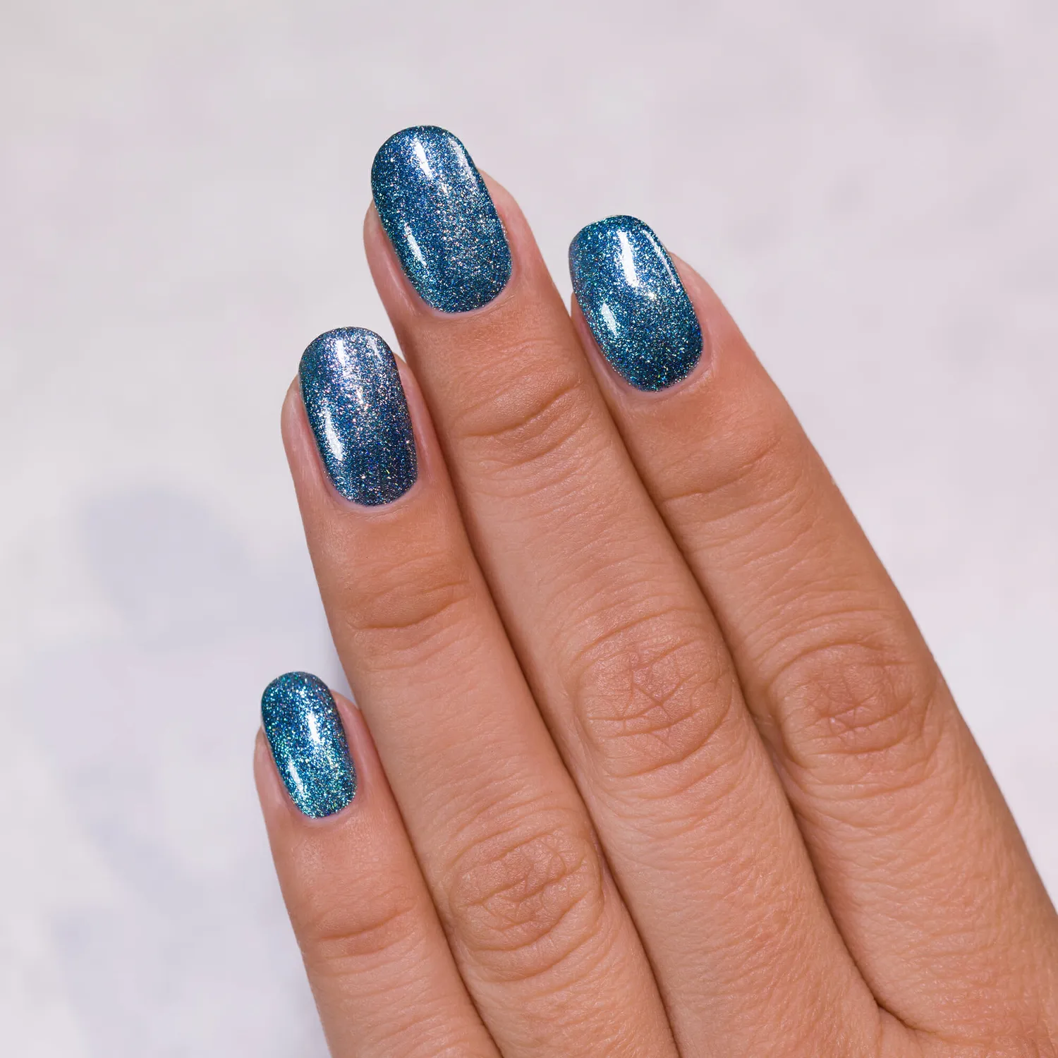 ILNP Ultra Metallic Arctic Lights nagellack isblå