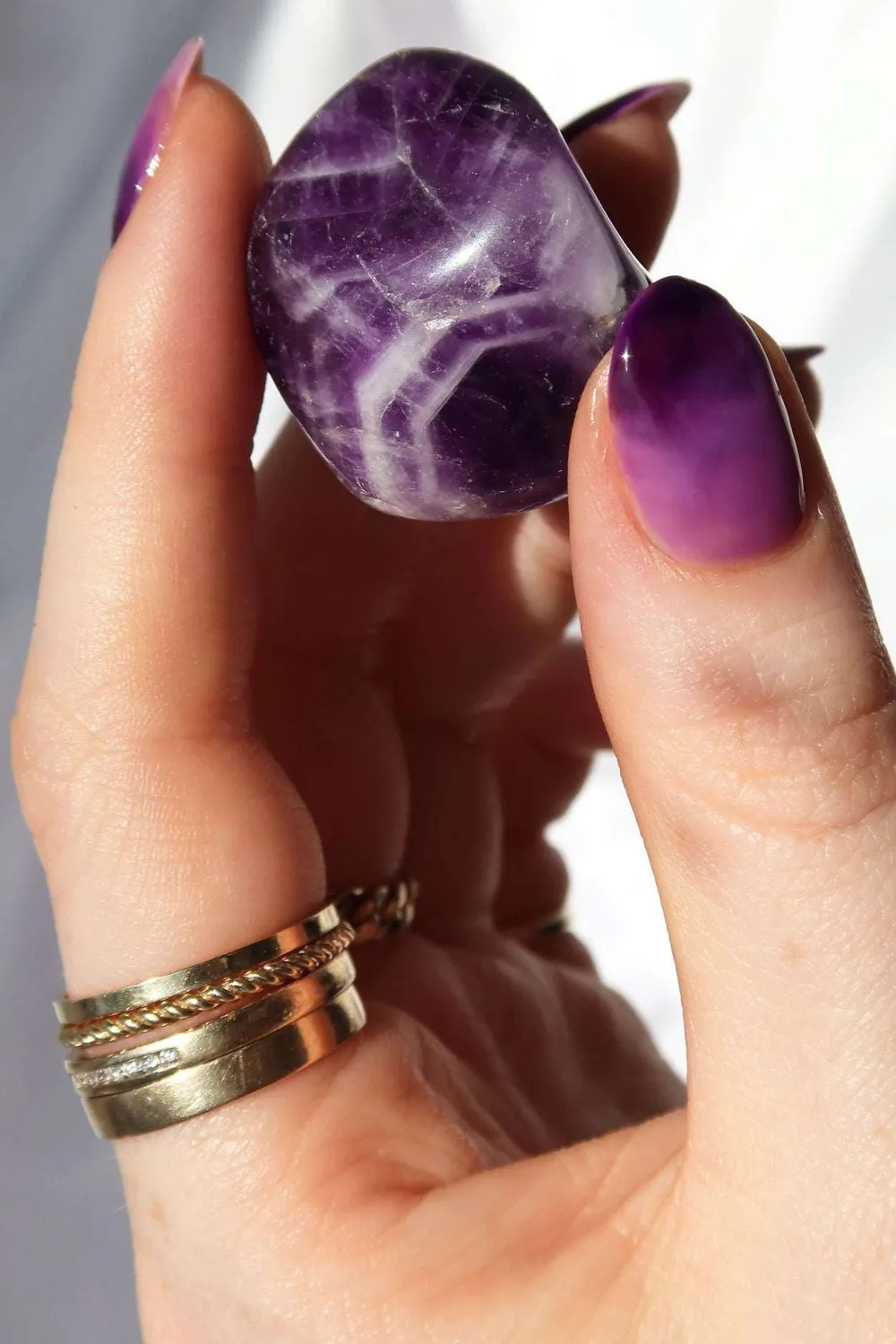 Cirque Colors Amethyst nagellacksset lila jelly 3-pack