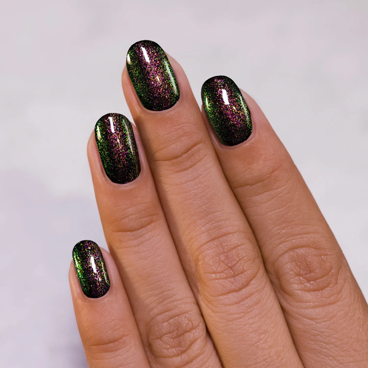ILNP Limitless nagellack topper rosa-grönt skifte