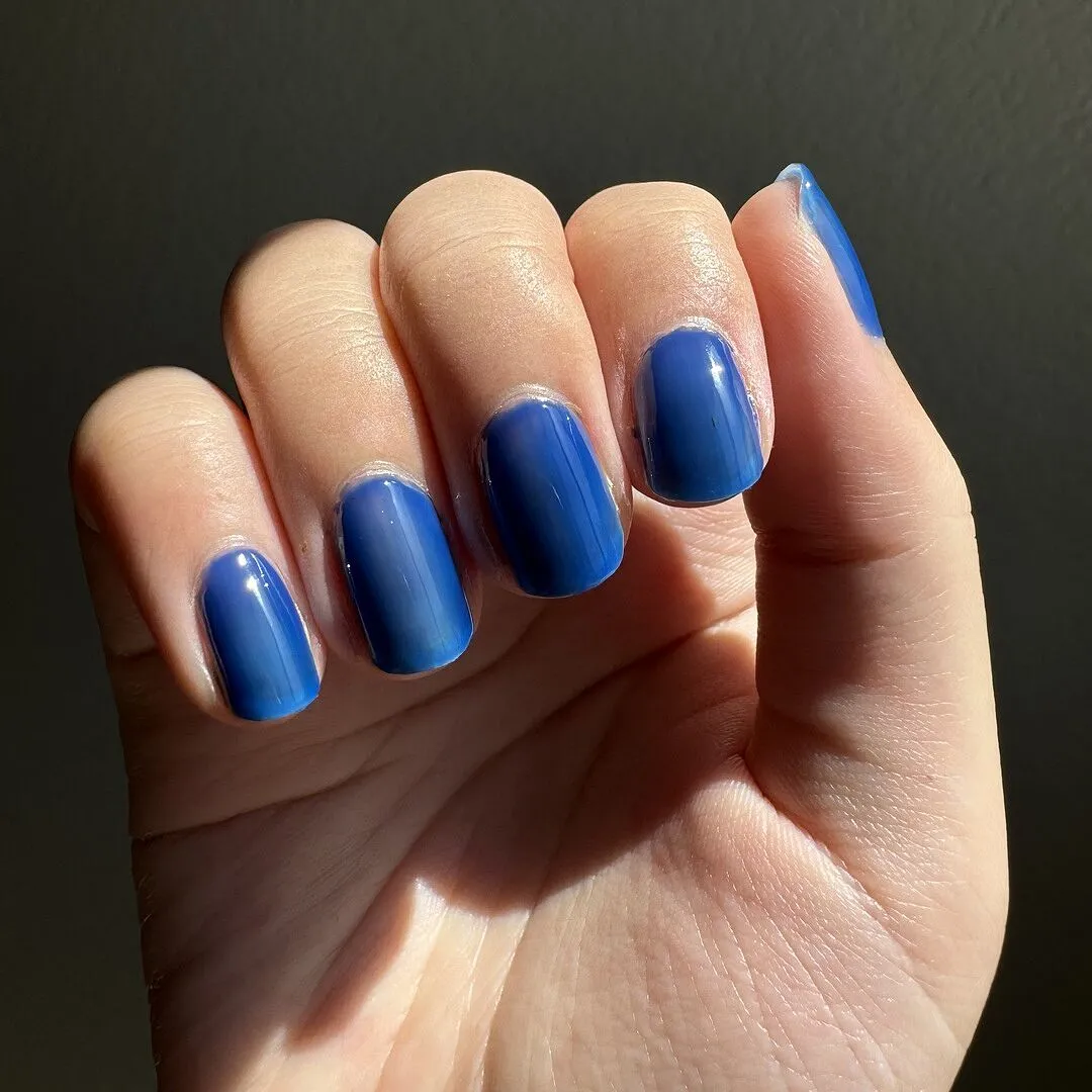 Cirque Colors Cobalt Jelly nagellack koboltblå jelly