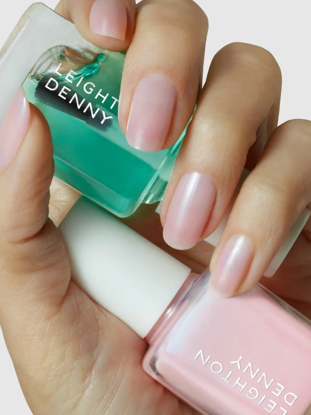 Leighton Denny Protect & Glow nagelvårdsset 2-delar