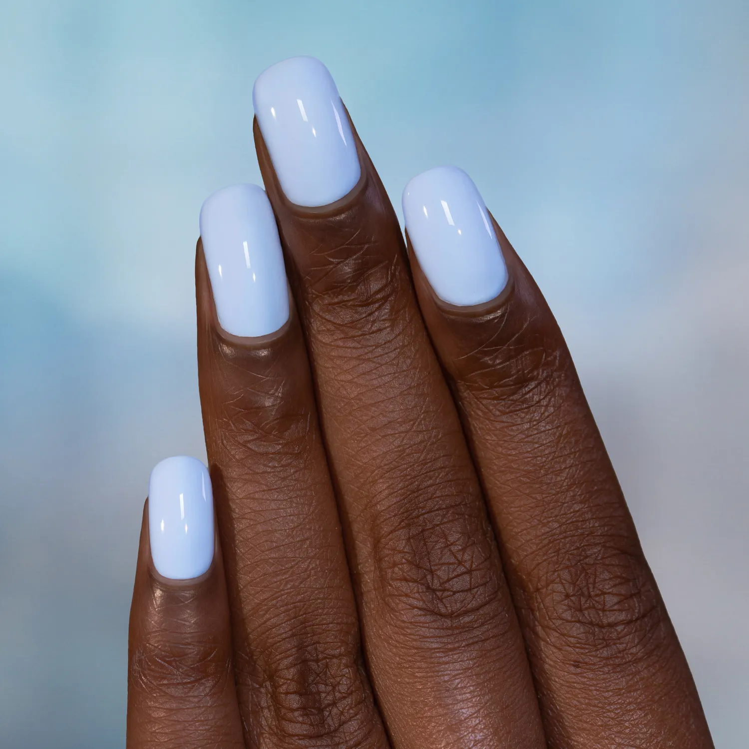 ILNP Snow Day Flurry nagellack ljusblå kräm