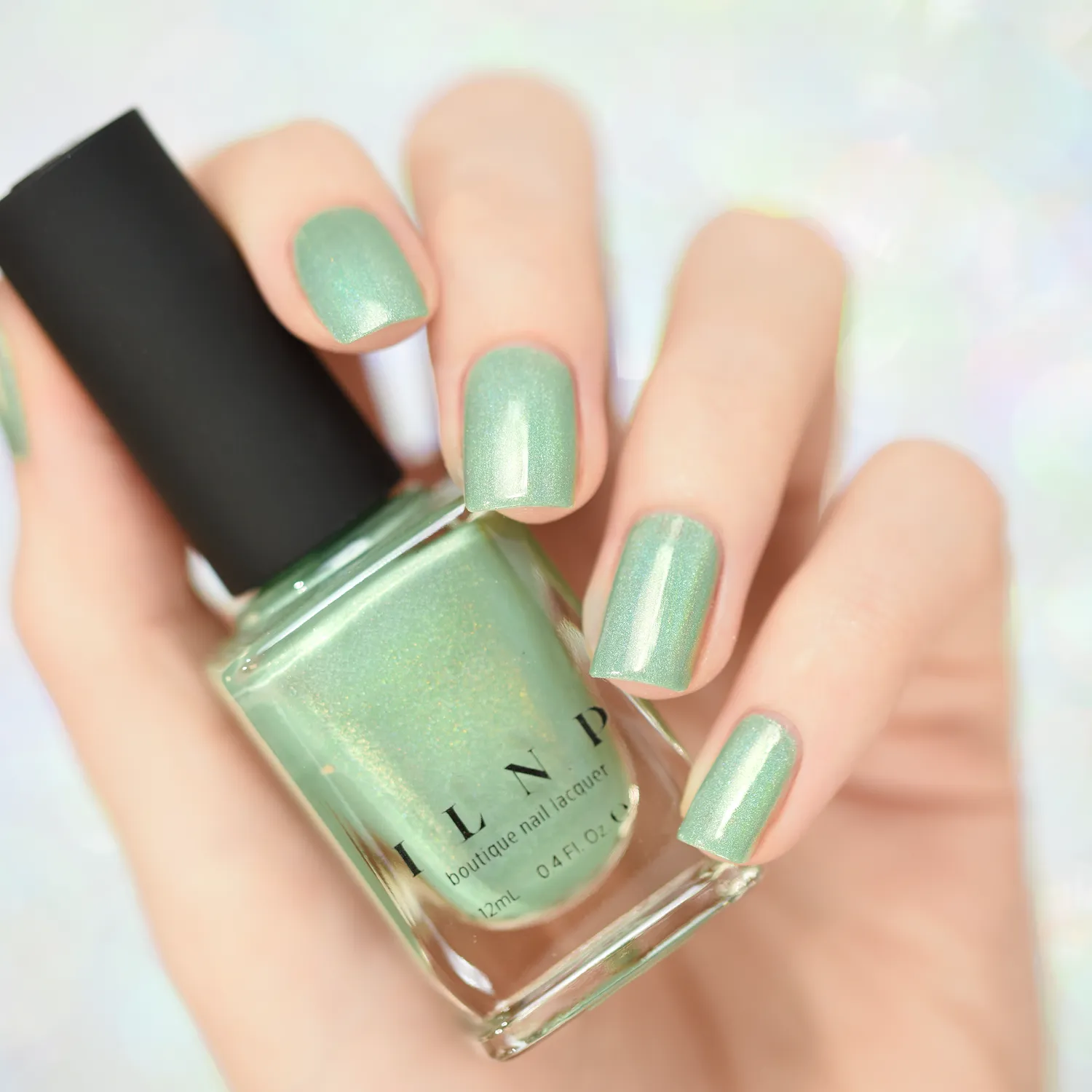 ILNP Princeton nagellack mintgrön holografisk