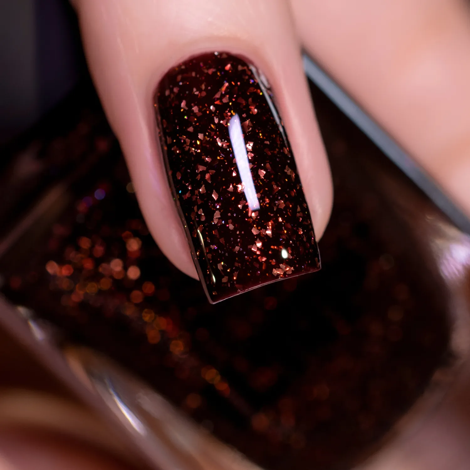 ILNP Shapeshifter nagellack brun metallic