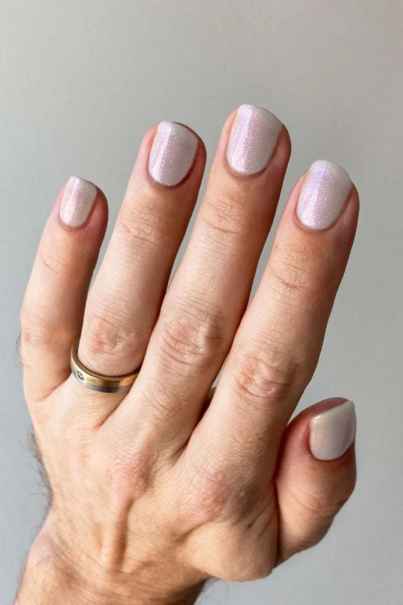 Cirque Colors Last Unicorn holografiskt lack vit-indigo