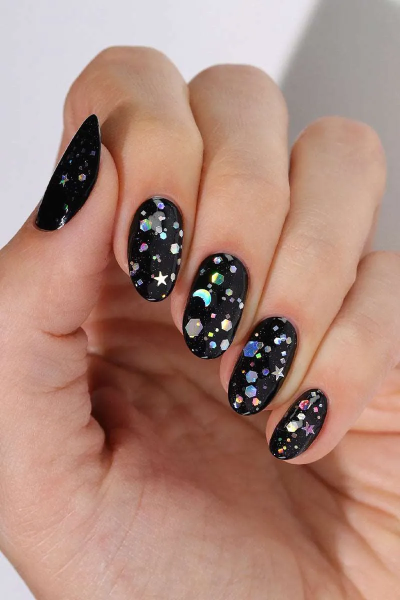 Cirque Colors Hex Girl glittertopper holografisk