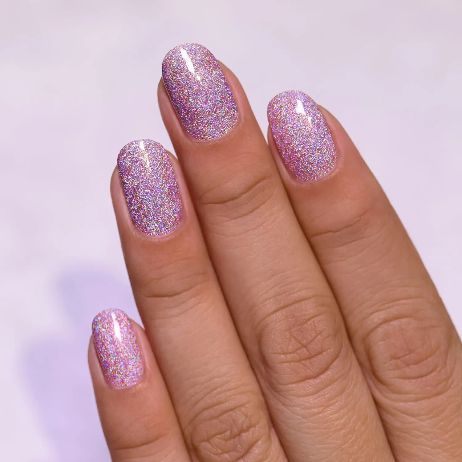 ILNP Dream Girl nagellack ljuslila stark holo