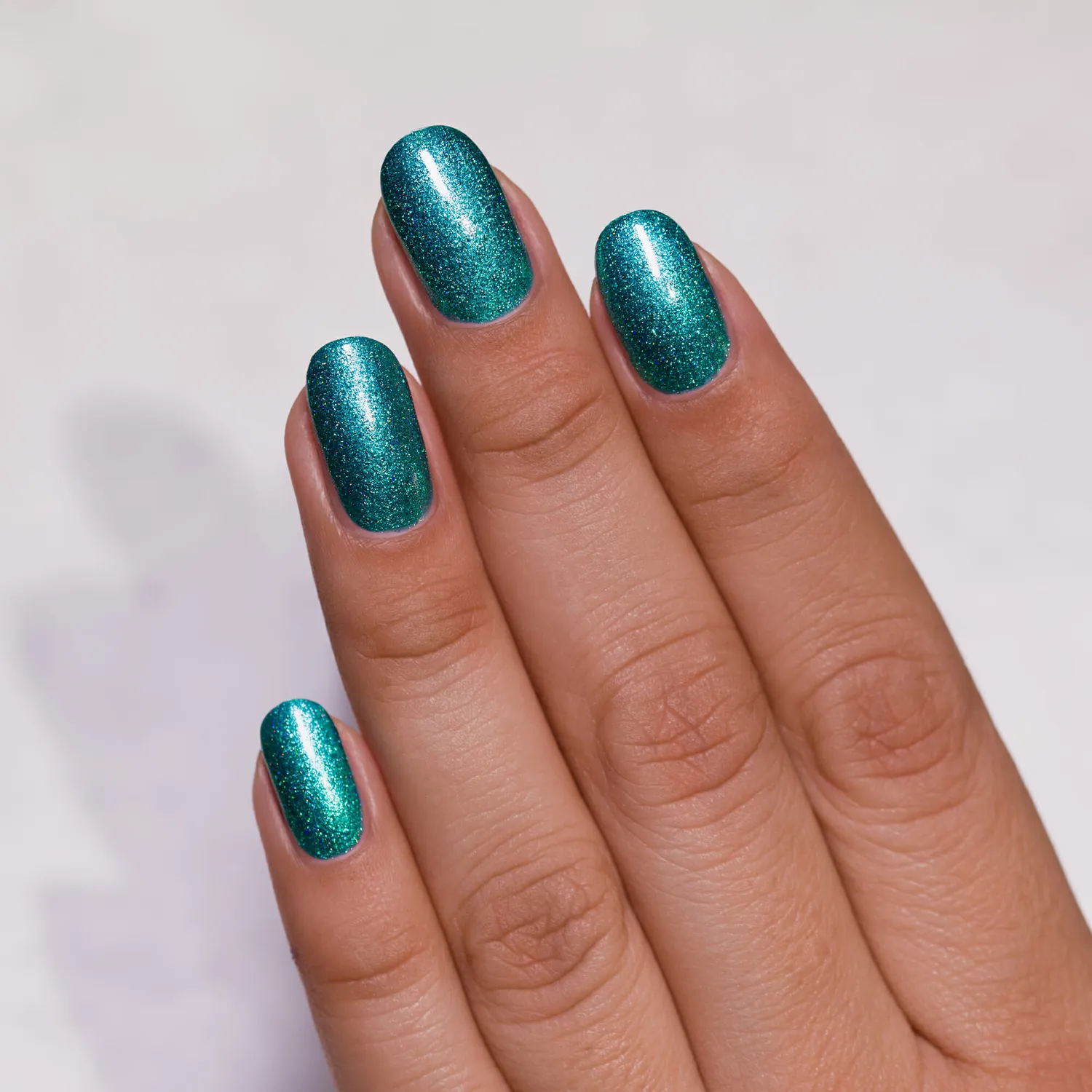 ILNP No Days Off nagellack teal holografiskt