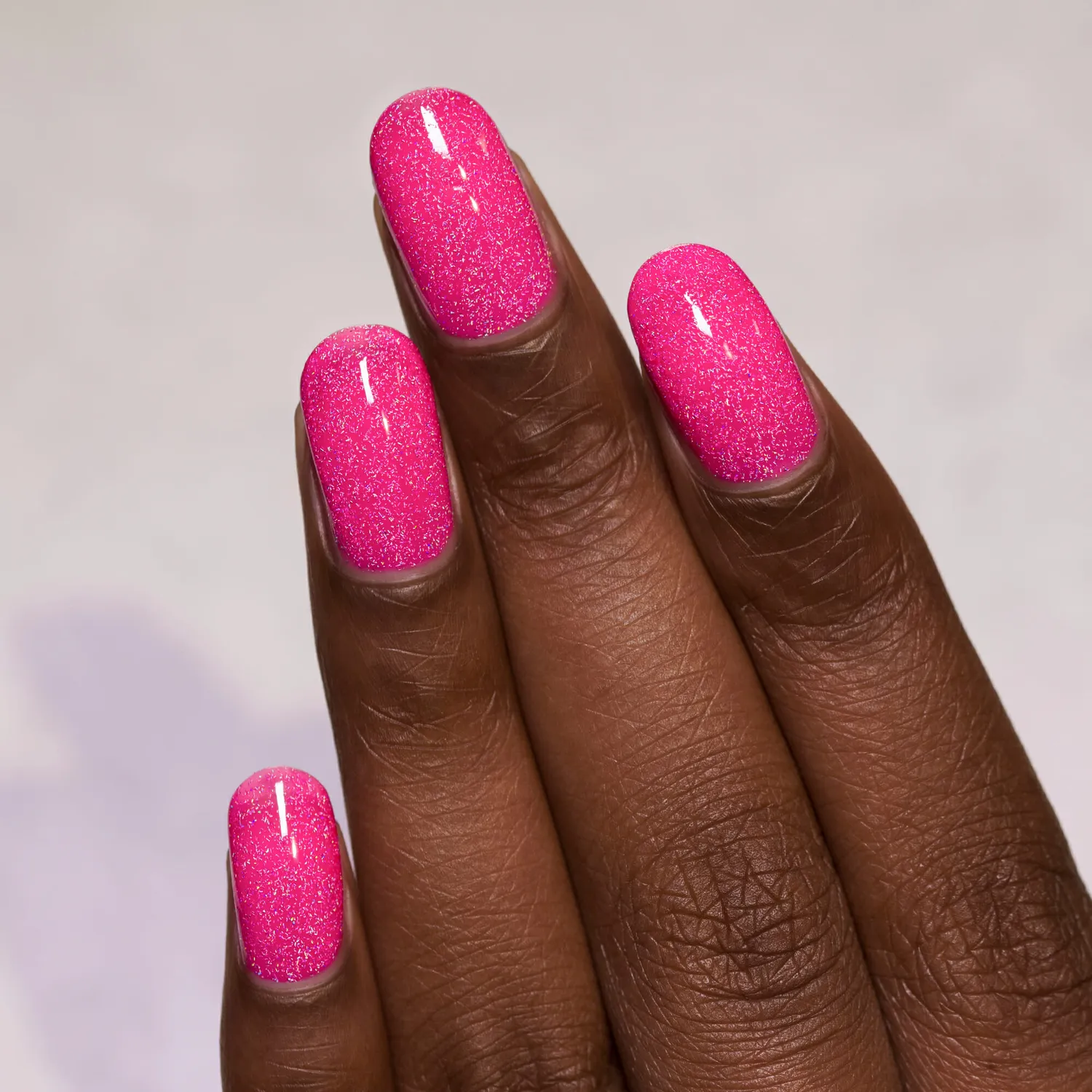 ILNP Misbehaving nagellack neonrosa holo jelly