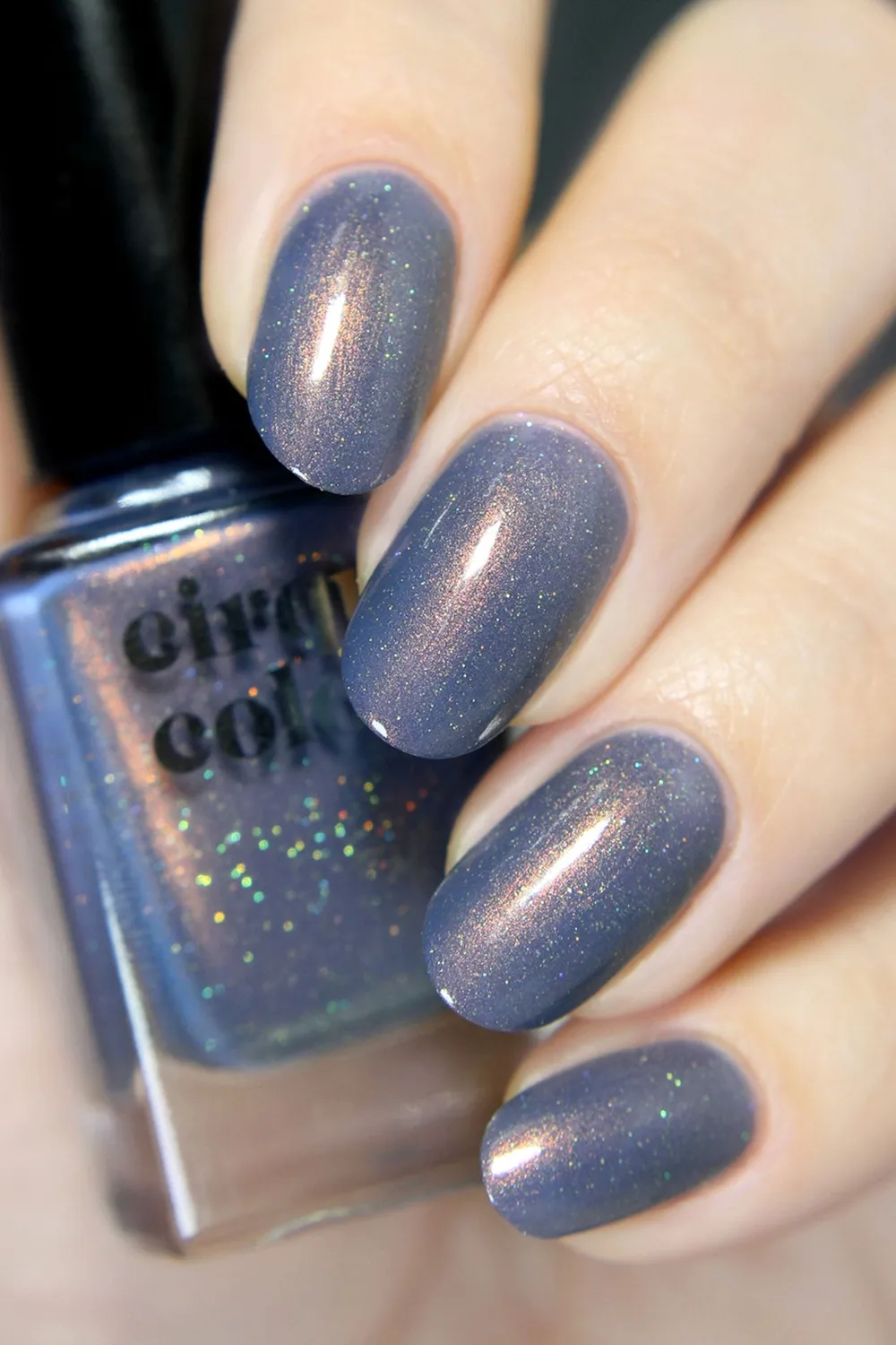 Cirque Colors Velvetine nagellack skifferblå koppar