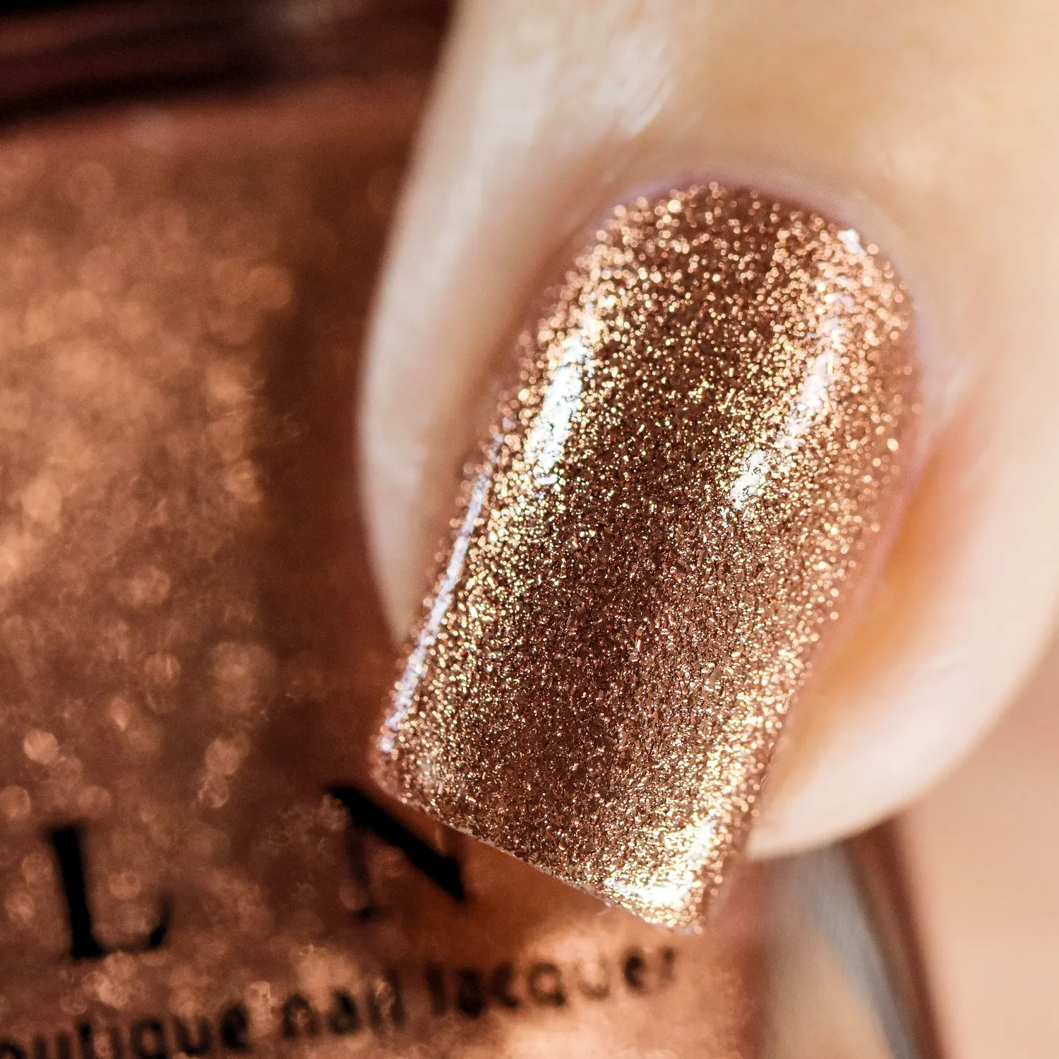 ILNP Checkmate nagellack metallic koppar