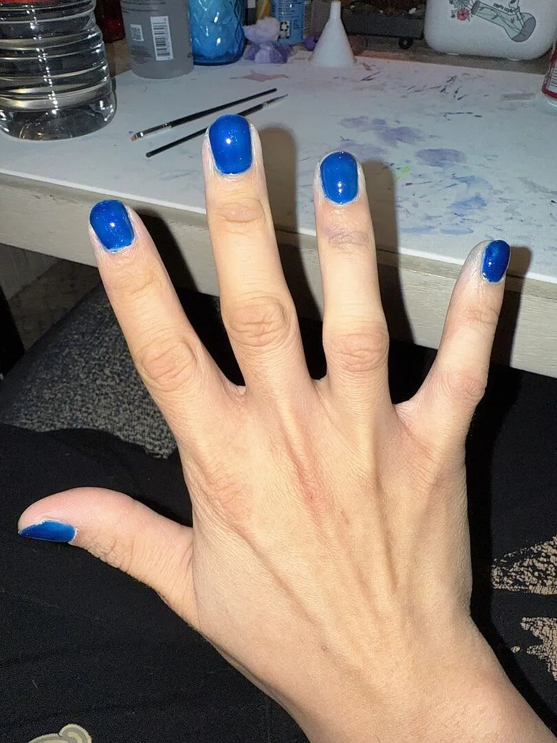 Cirque Colors Cobalt Jelly nagellack koboltblå jelly