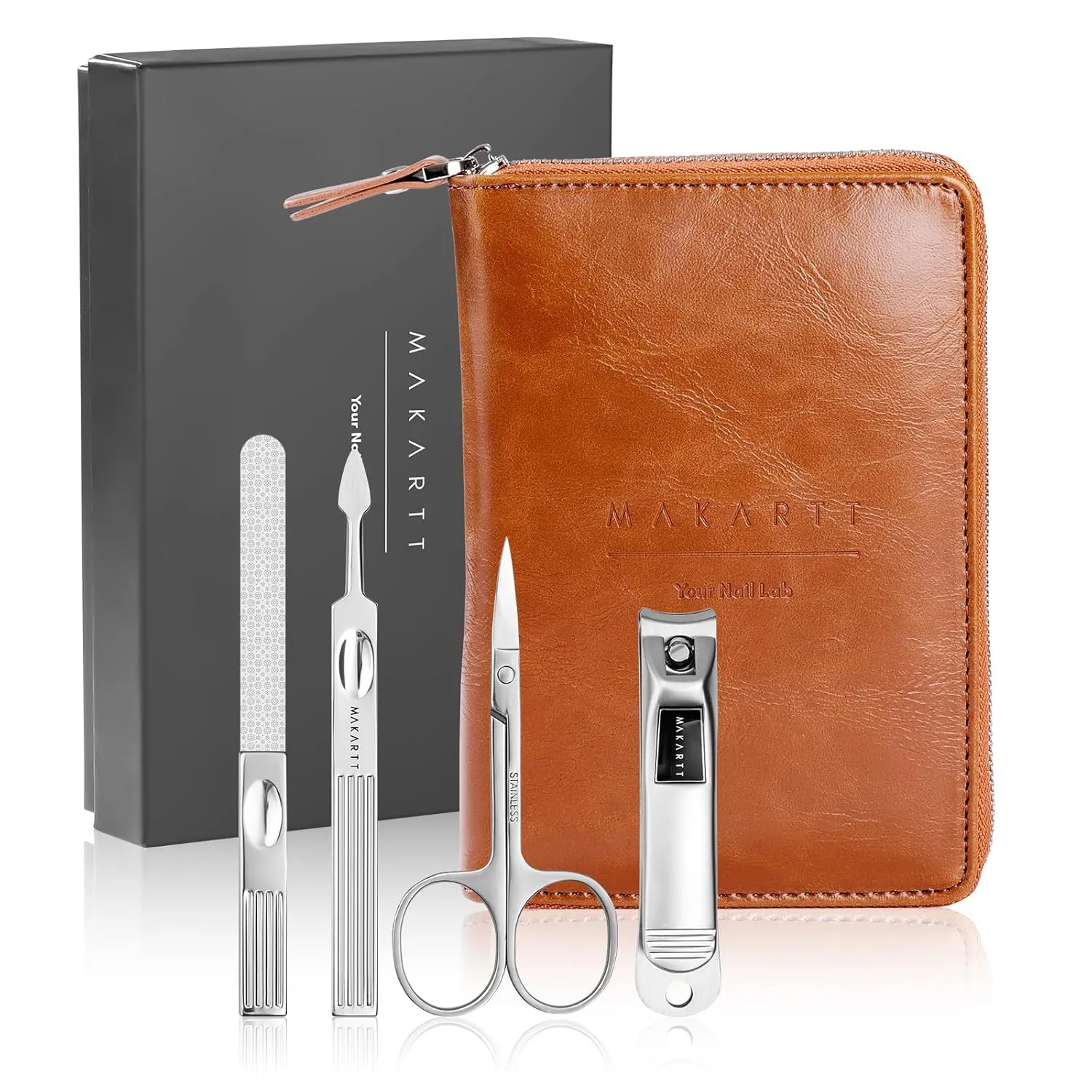 Makartt Professional Nail Care Clippers nagelset brun