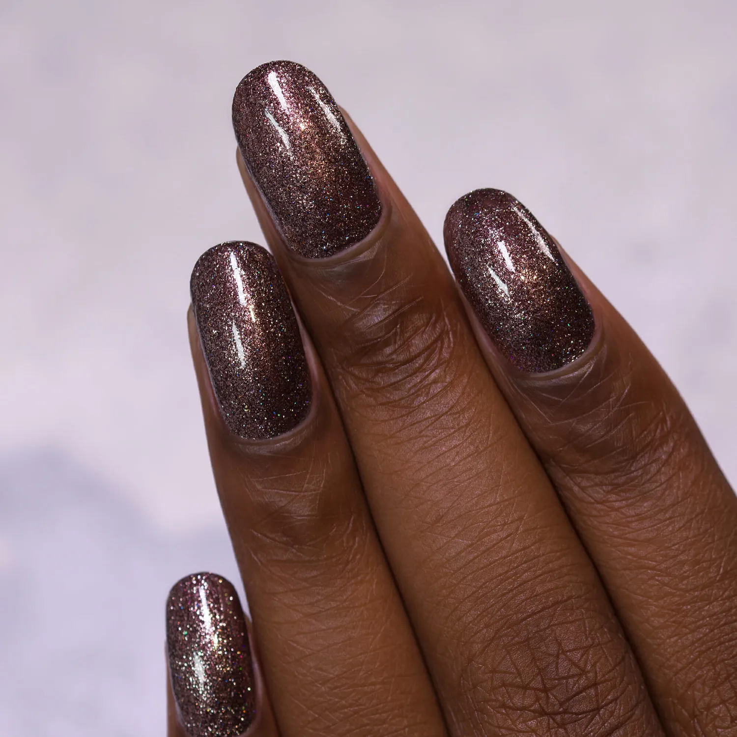ILNP On The Rocks nagellack brunt metallic