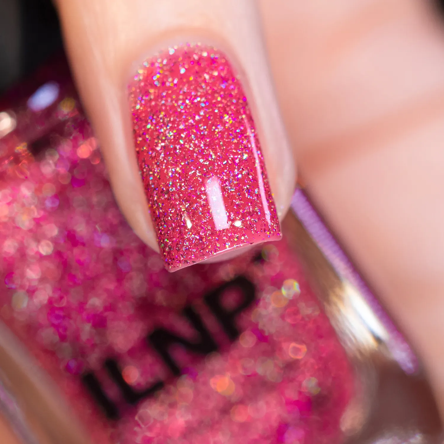 ILNP nagellack Jello Shot rosa jelly