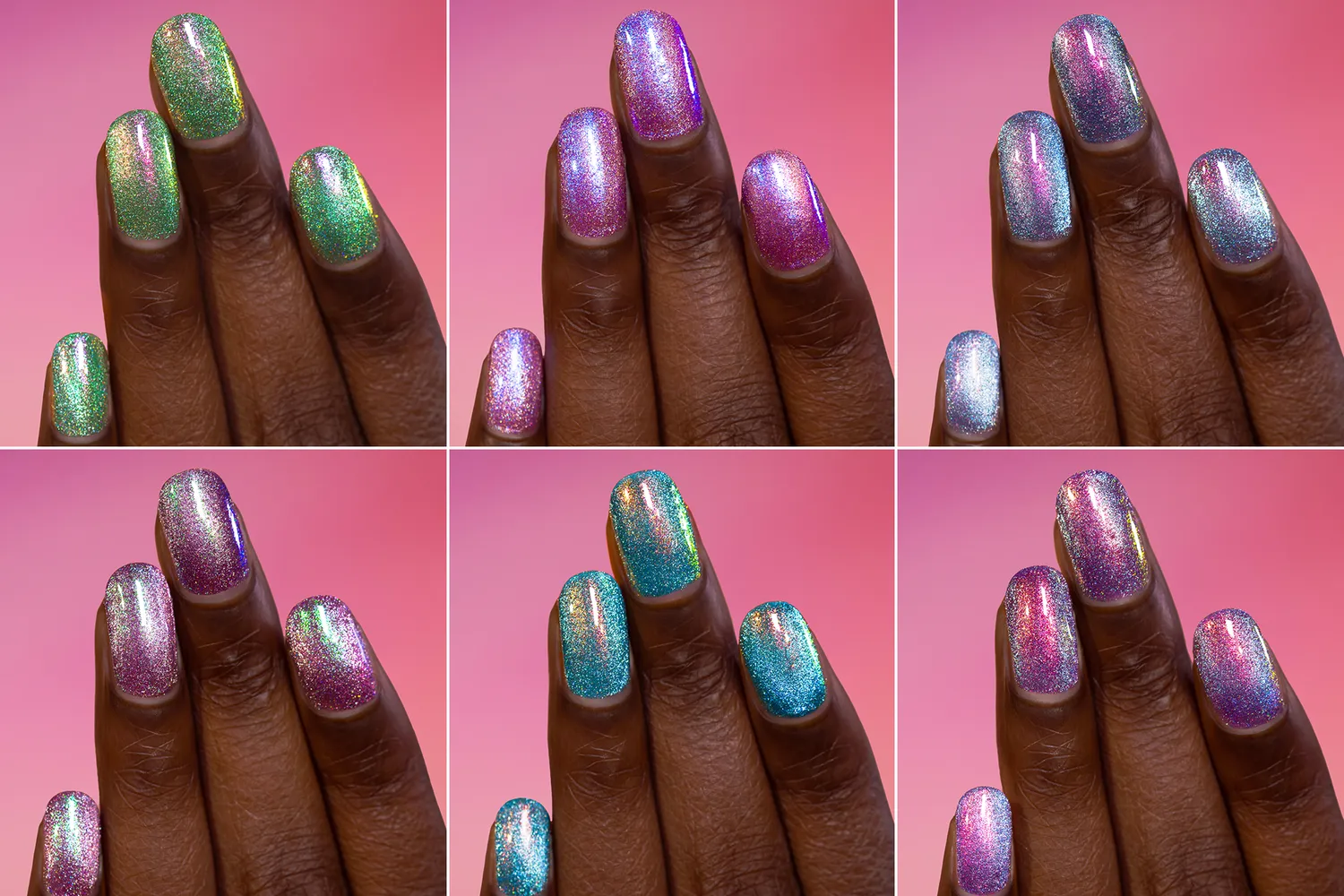 ILNP Electric Summer nagellack set 6-pack magnetiskt