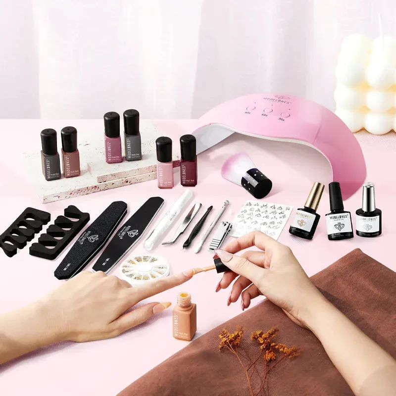 modelones Happy Lover gellackset krämig 3 veckor