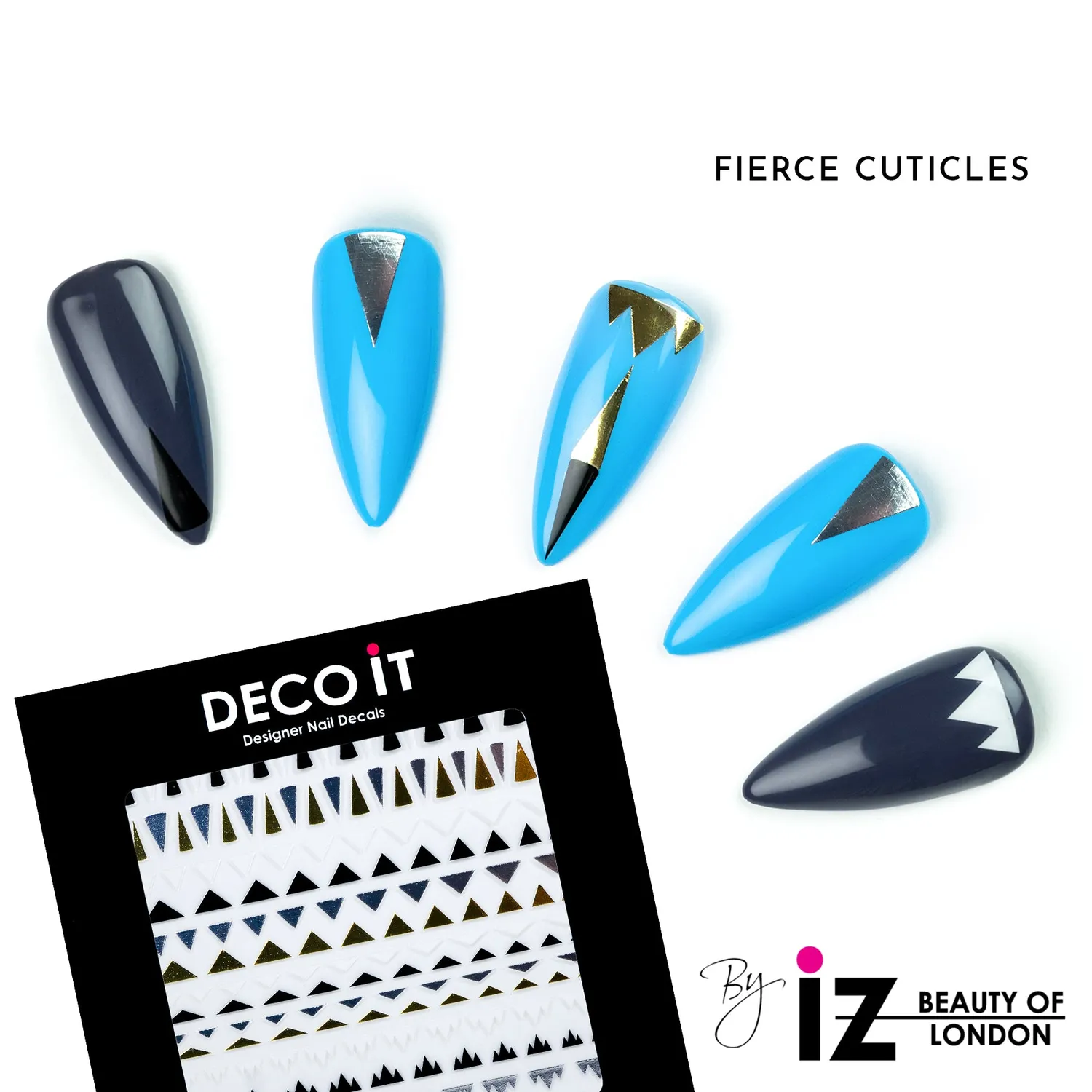 Iz Beauty Fierce Cuticles nageldekaler 90-pack