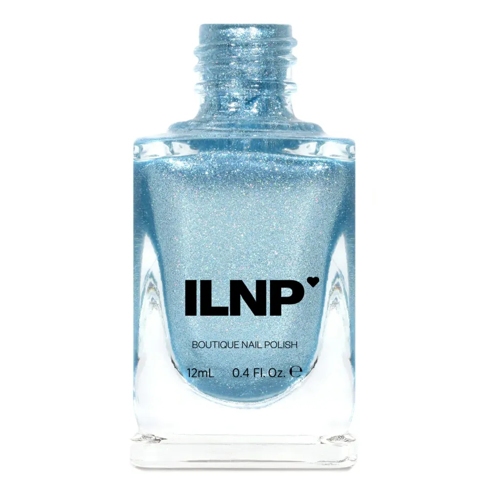 ILNP New Day nagellack isblå metallic