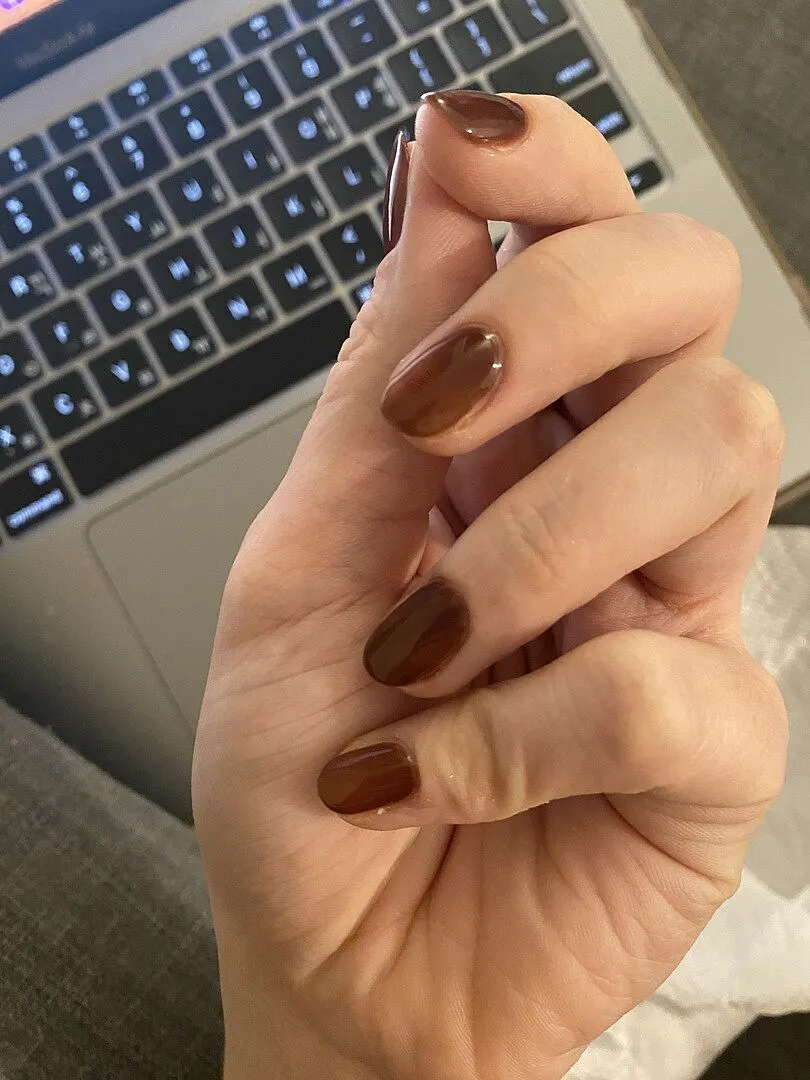 Cirque Colors Mahogany Jelly nagellack varmbrun jelly
