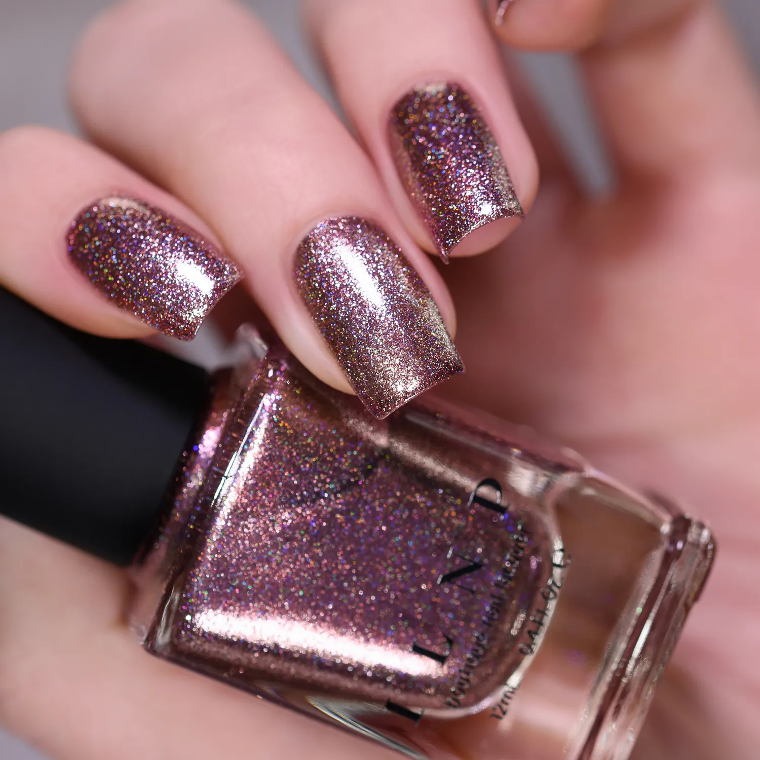 ILNP Reflections Olivia nagellack metallic rosé