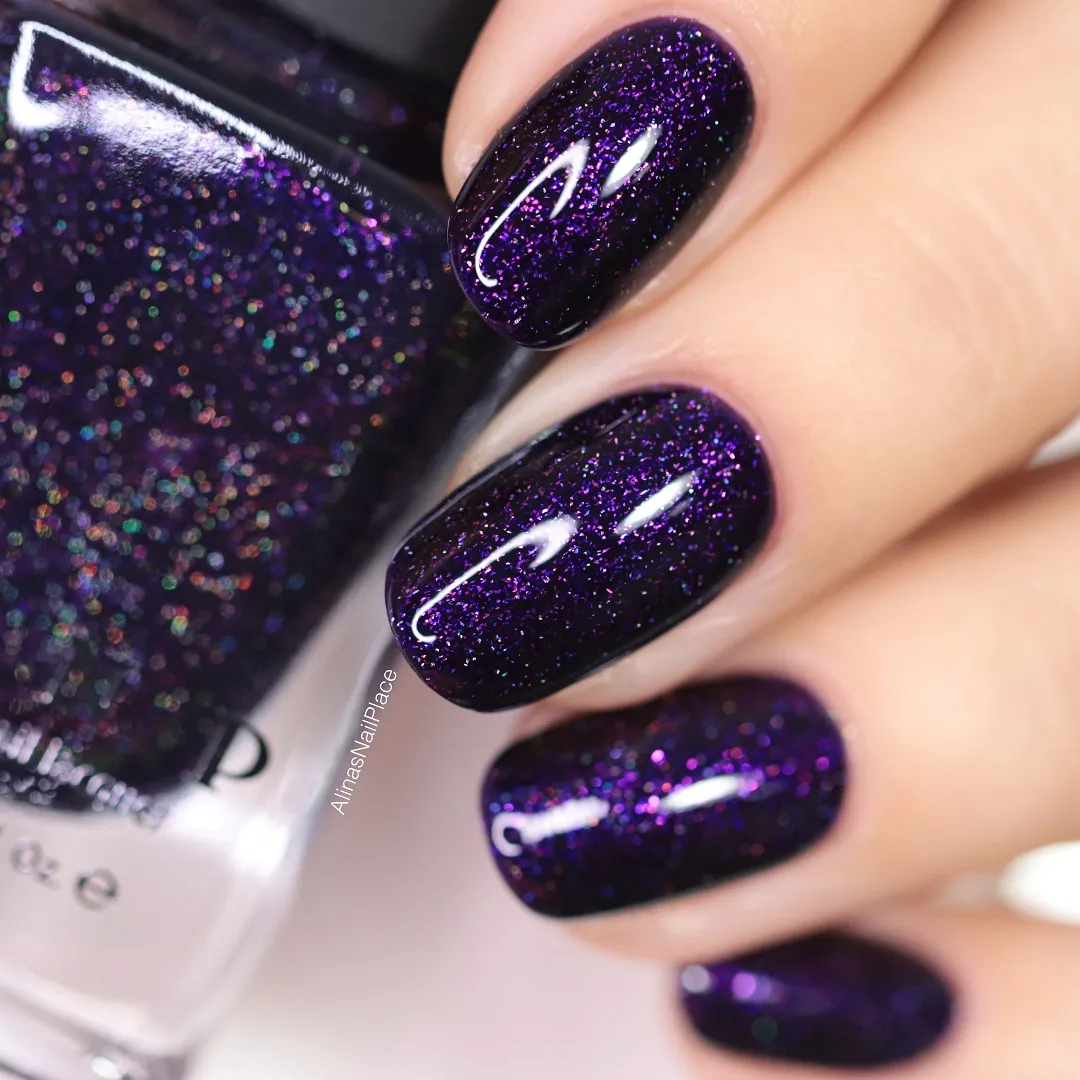 ILNP At Midnight Guest List nagellack holografisk lila