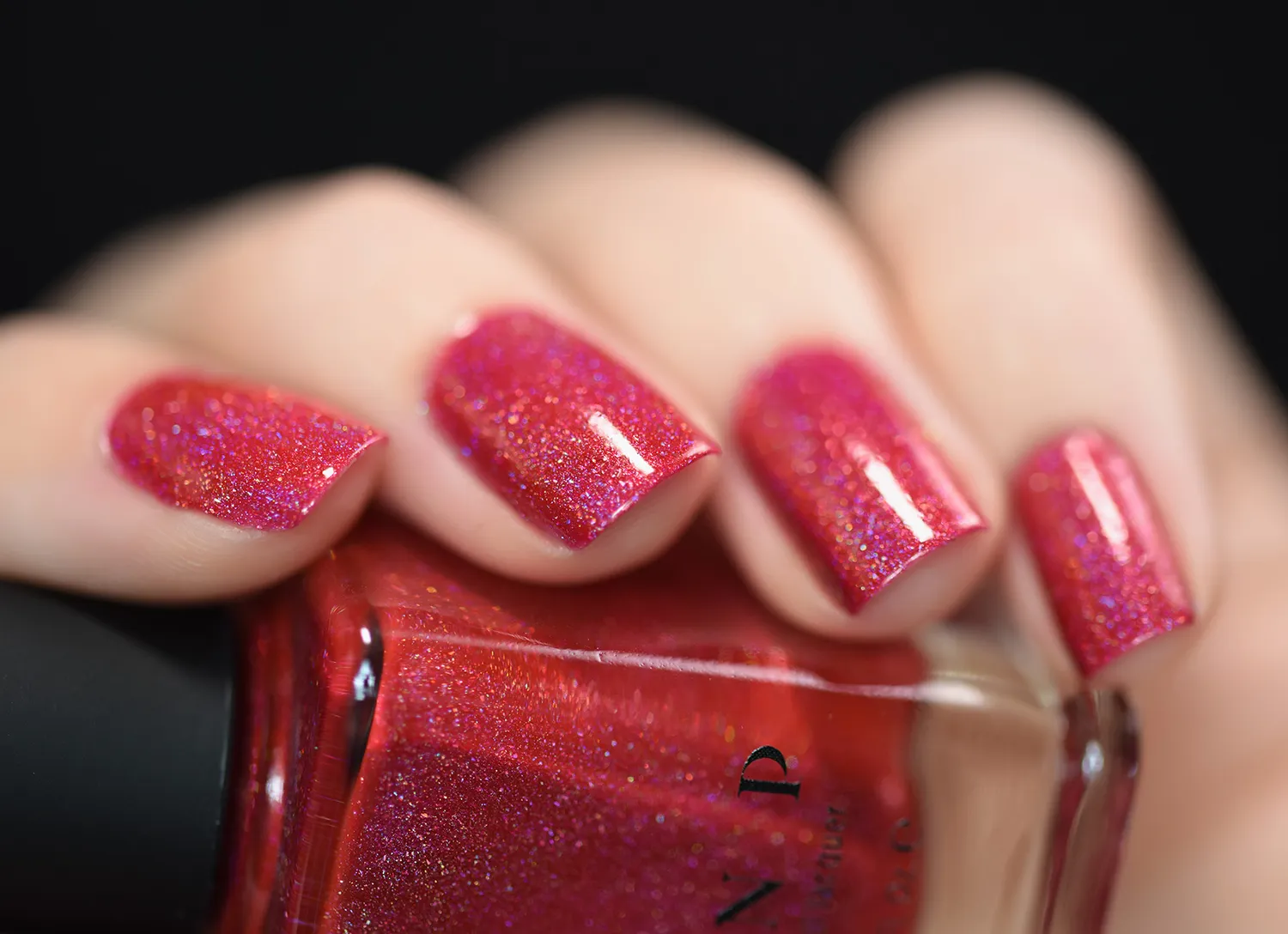 ILNP Closure nagellack äppelröd ultra holo