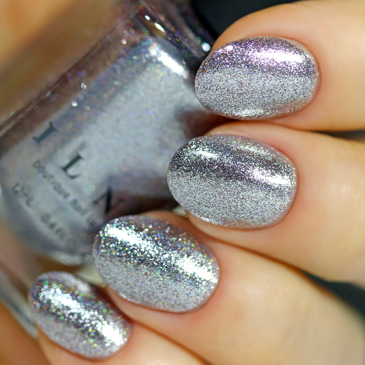 ILNP Echo nagellack silver metallic