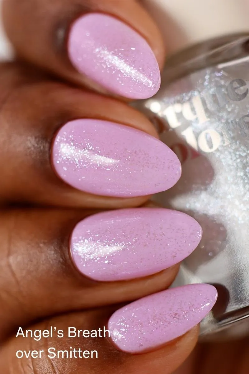Cirque Colors Angel's Breath shimmer topper silvervitt