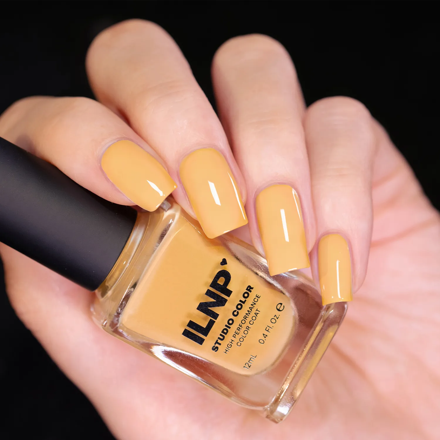 ILNP Honeybee nagellack honungsgul kräm