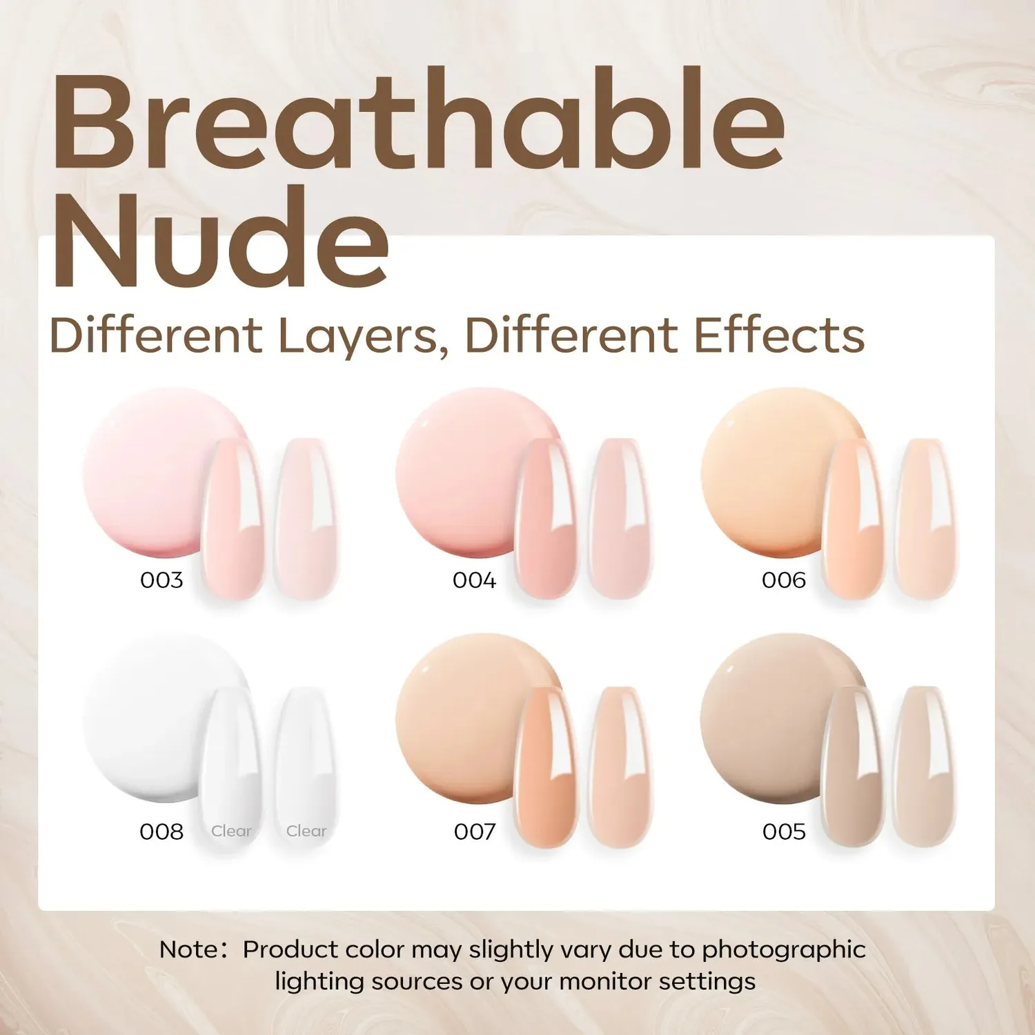 Modelones Builder Gel bygggel Nude Brown brun