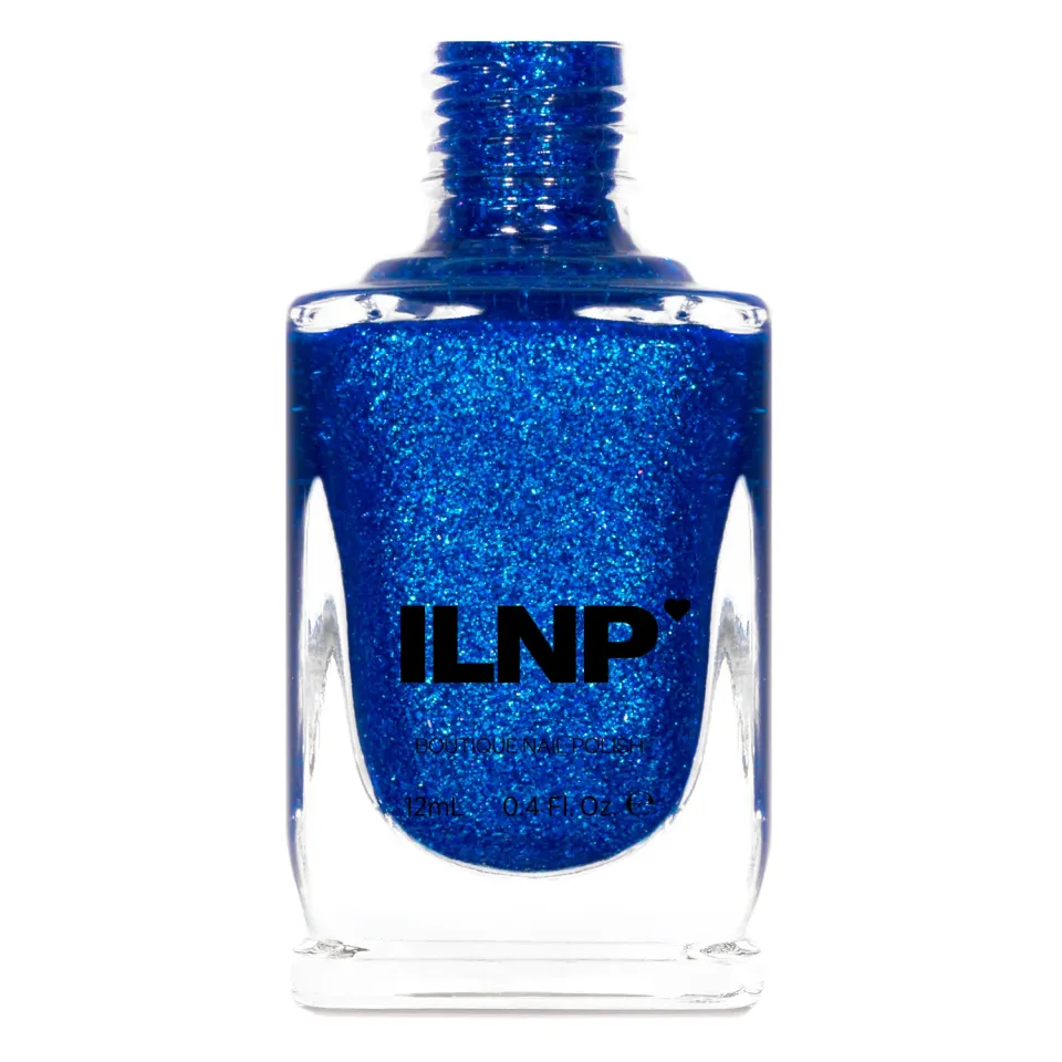 ILNP Cabana Deep Dive nagellack blå holografisk