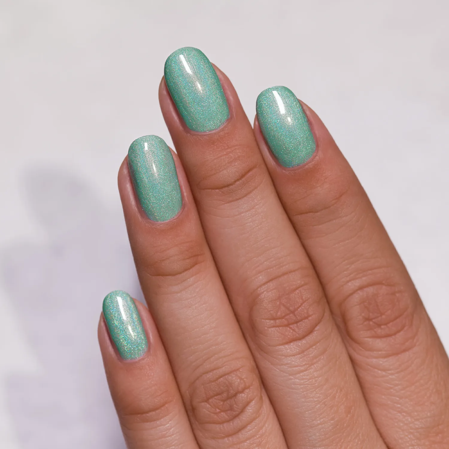 ILNP Princeton nagellack mintgrön holografisk