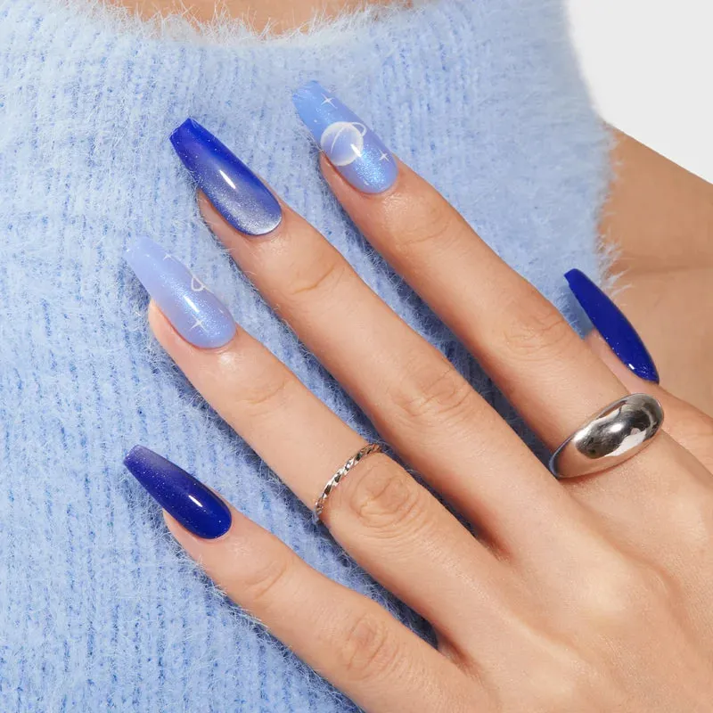Modelones Take My Blues Away gellack 6-pack blå cat eye