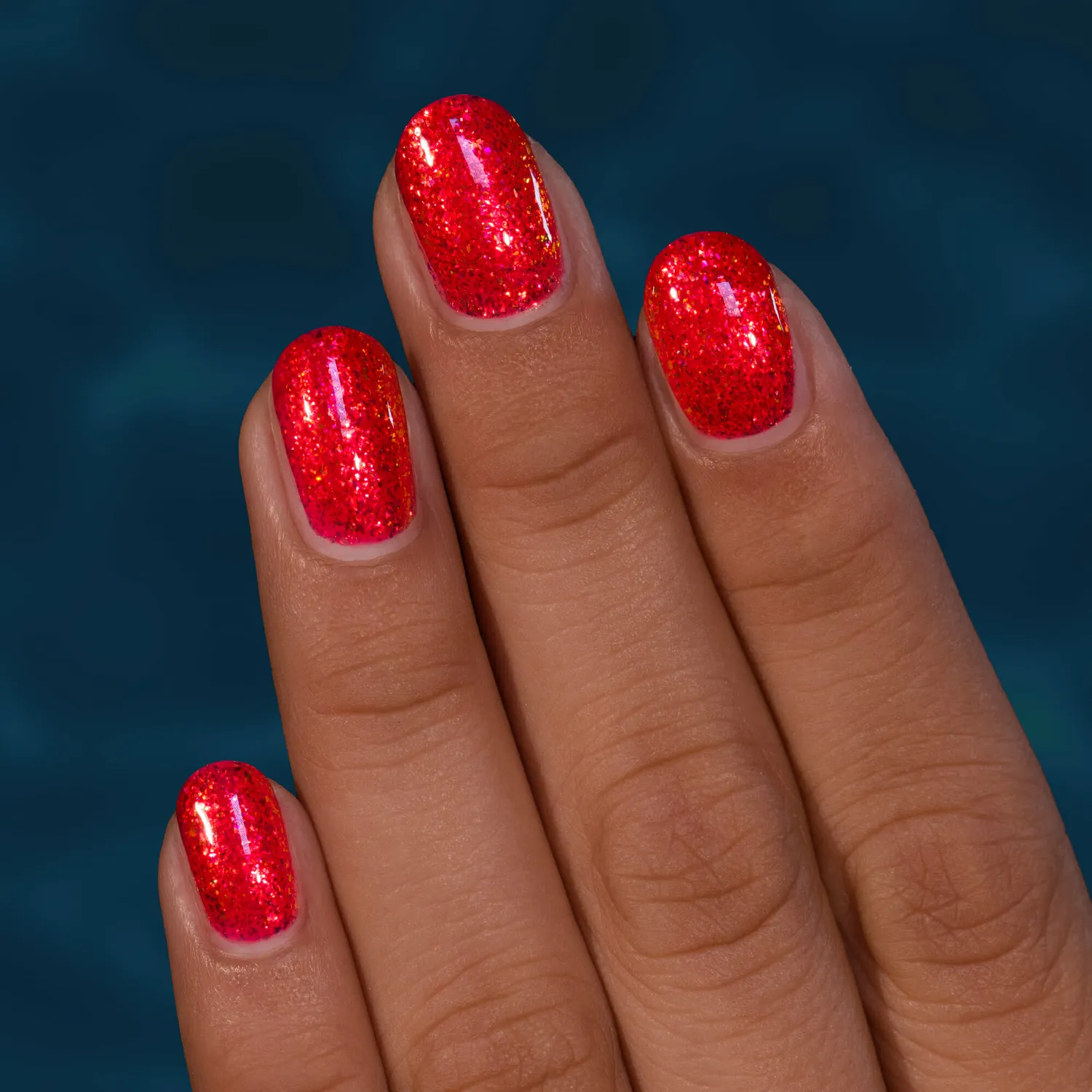 ILNP Ariel nagellack korallrött shimmer