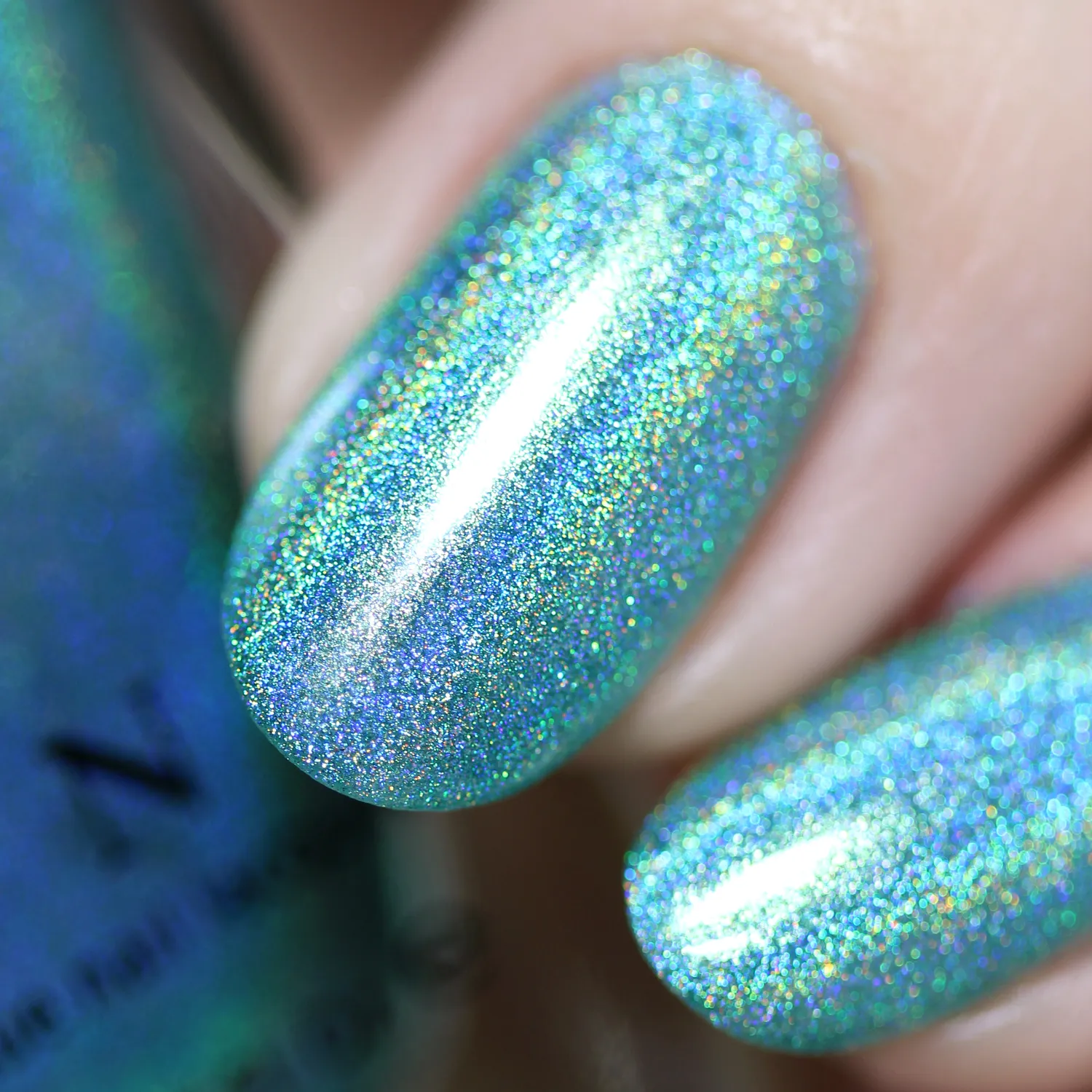 ILNP Ultra Holo Aerial View nagellack aquamarin