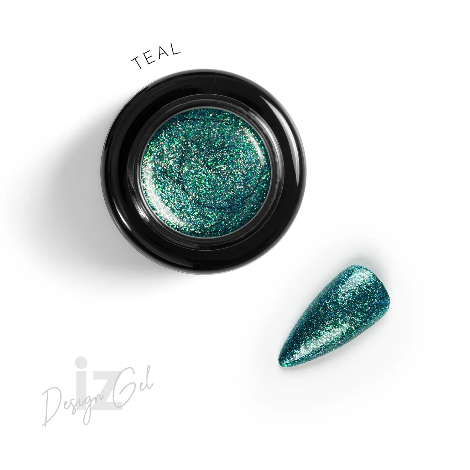 Iz Beauty Design Gel Teal DG029 nail art gel 5g