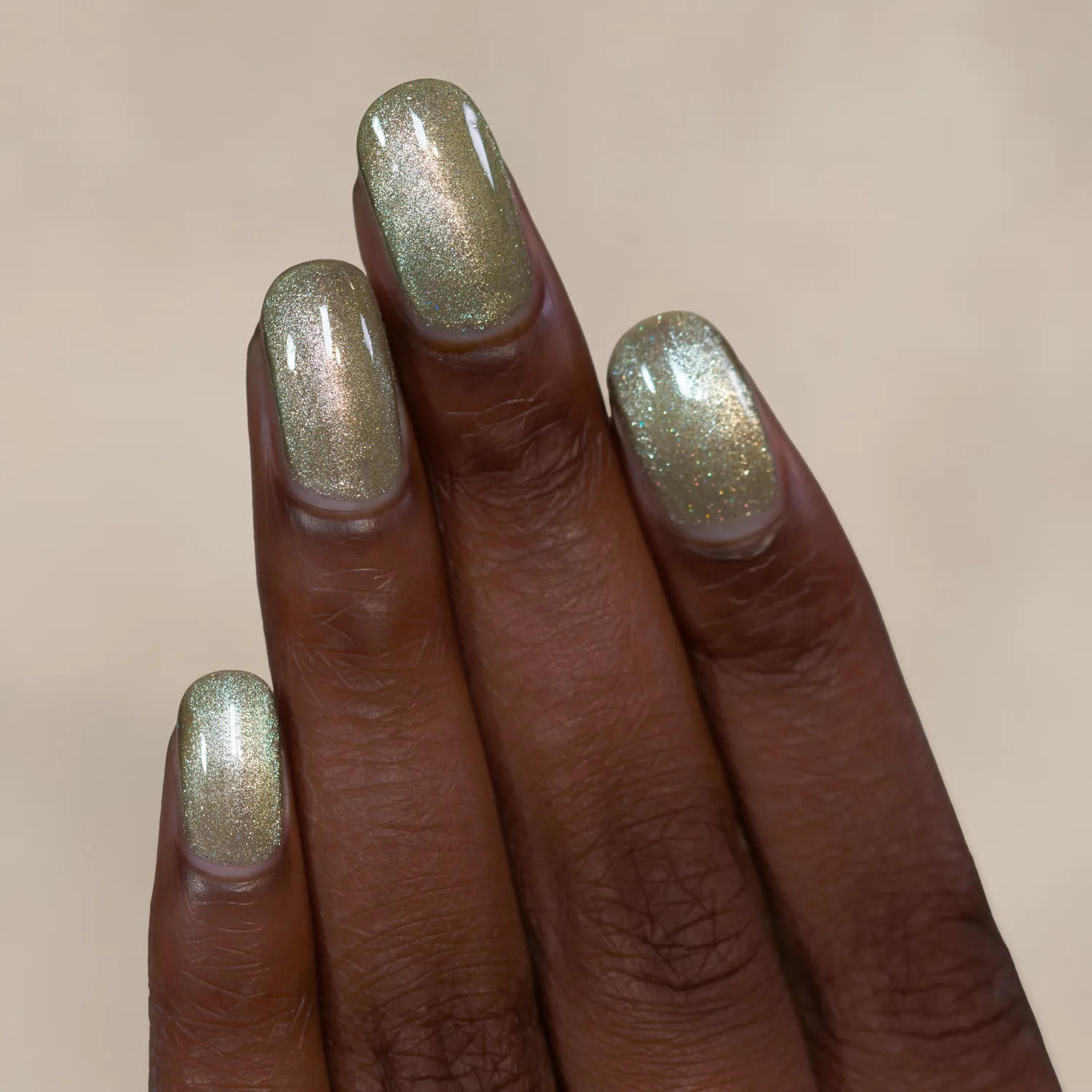 ILNP Velvet Velour nagellack salviagrön magnetisk