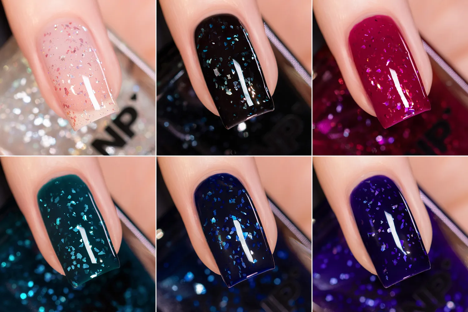 ILNP Opening Night Collection nagellack 6-pack flakie