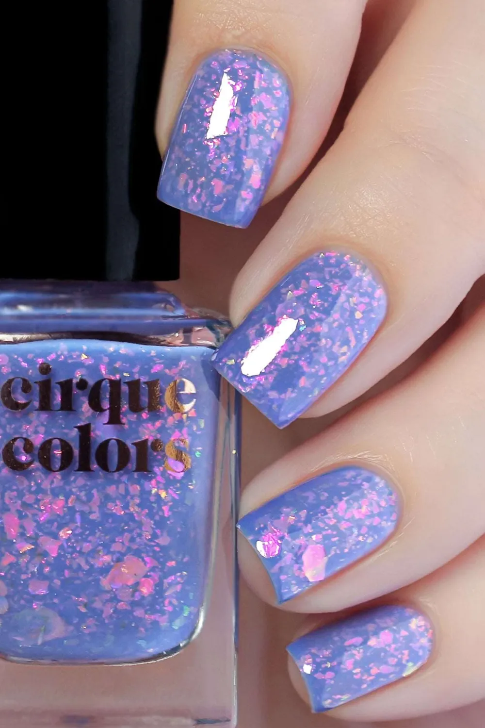 Cirque Colors Cool Blast nagellack ljusblå jelly