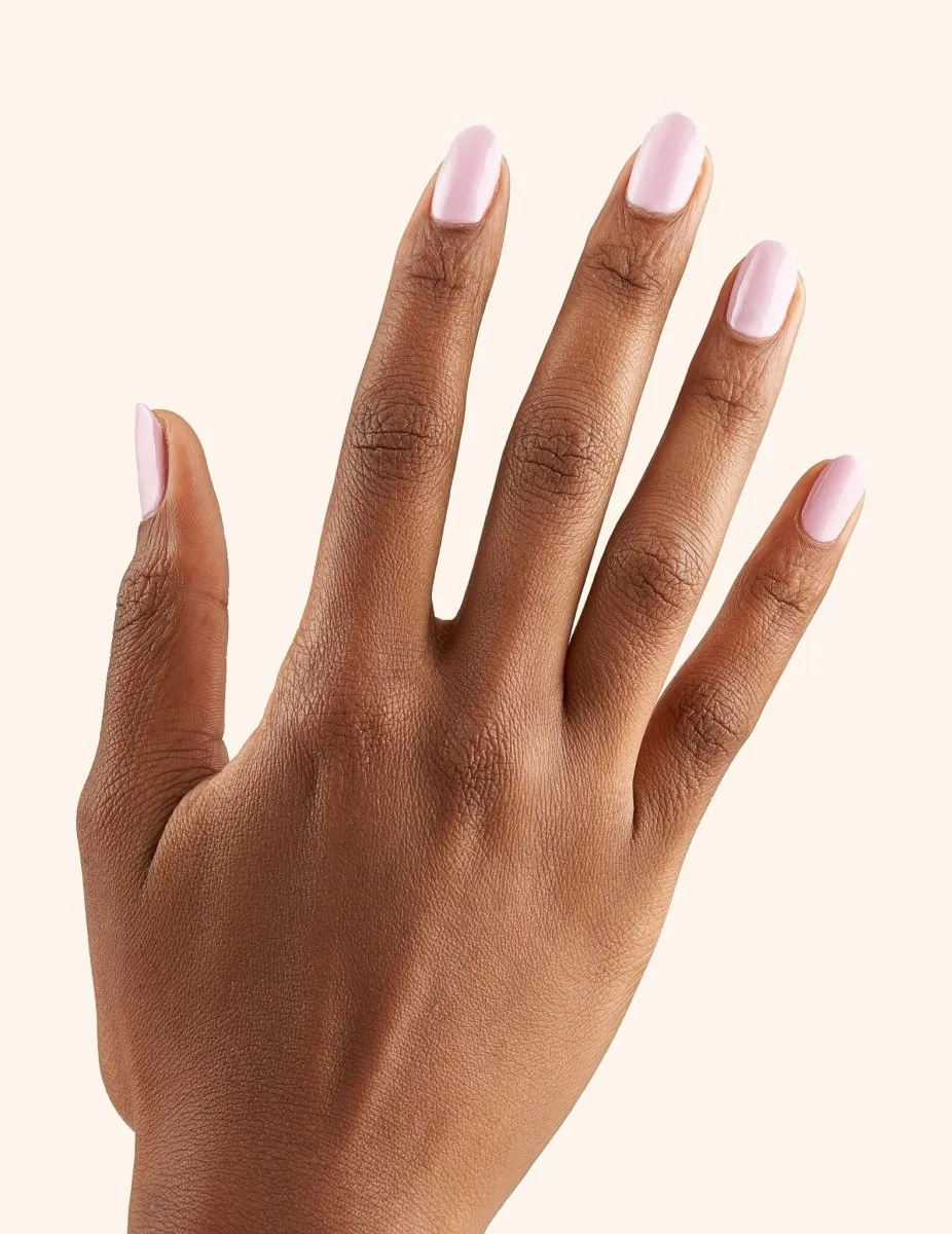 Le Mini Macaron Le Sweet Lily Rose nagellack pastellrosa snabbtorkande