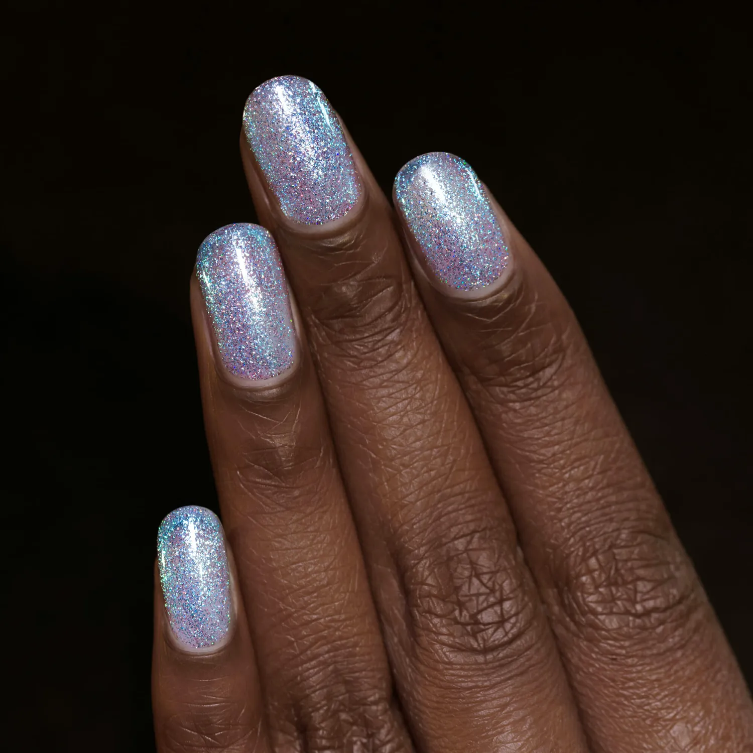 ILNP Winter Wonderland Elsa nagellack isblå holografisk