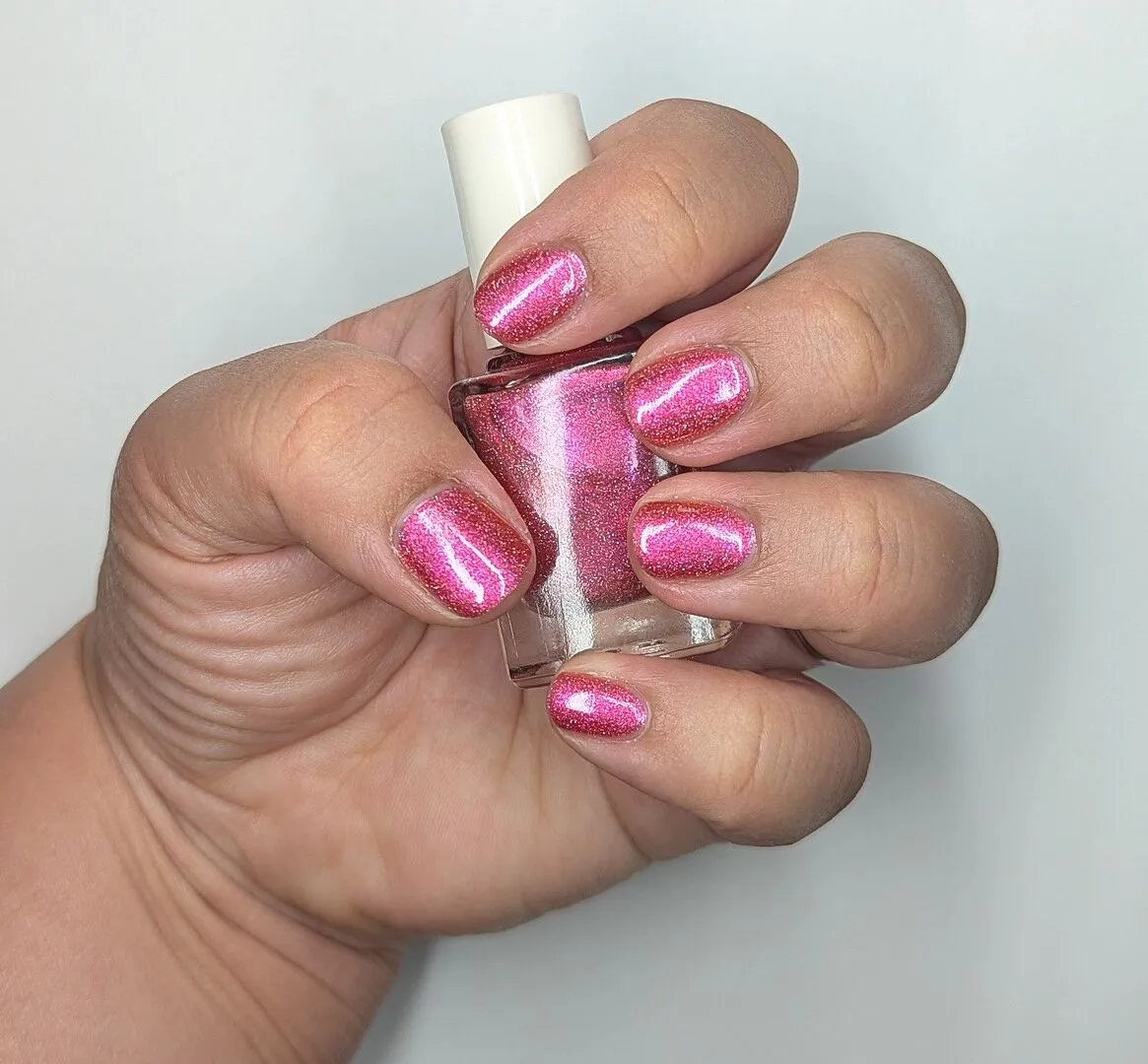 Cirque Colors Ringleader nagellack röd-orange holografisk