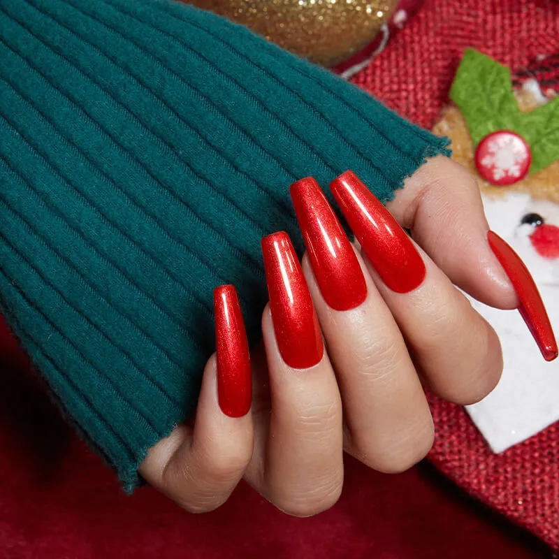 Modelones Inspire Gel gellack Scarlet Elf 15 ml shimmer