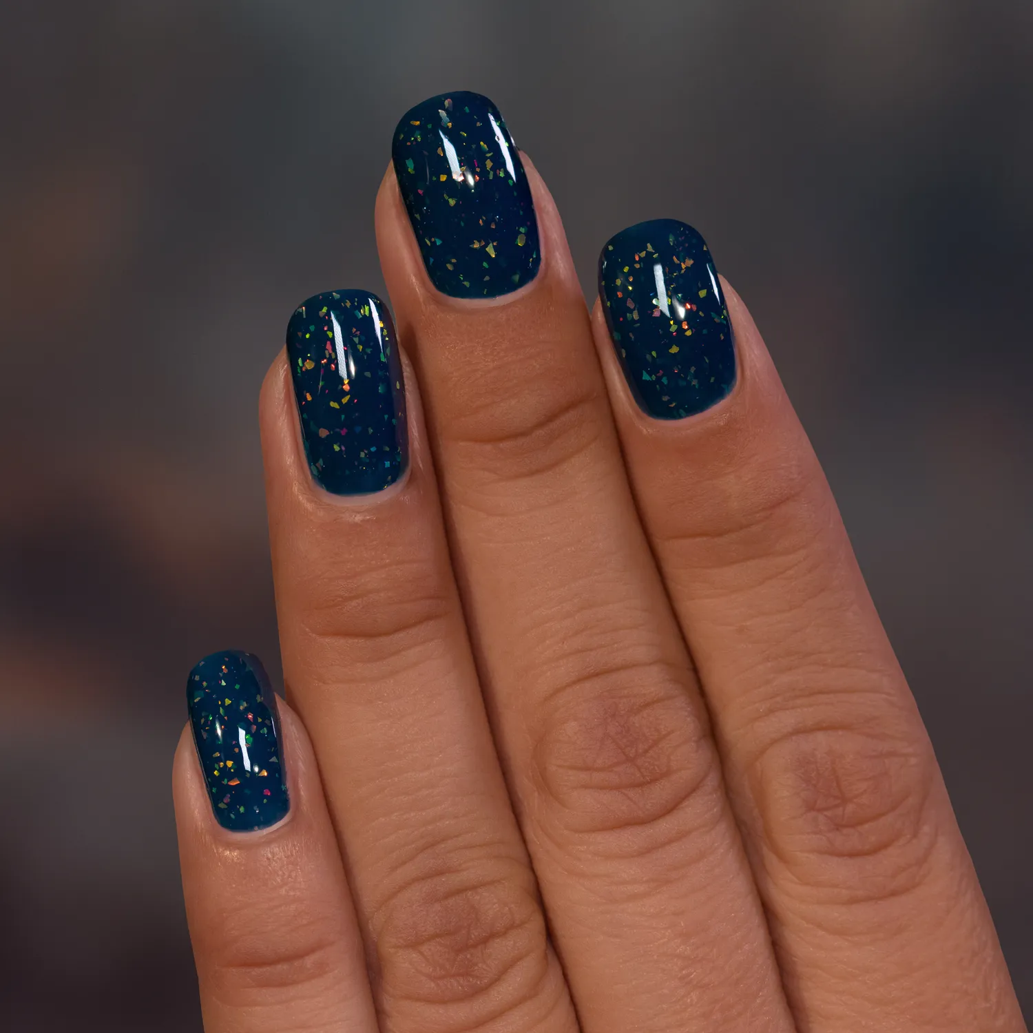 ILNP After The Rain Drizzle nagellack midnattsblå