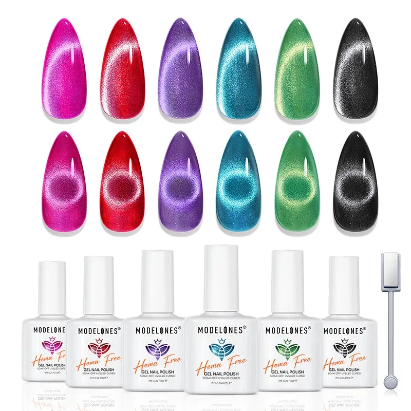 Modelones Salt Starfall gellack 6-pack cat-eye