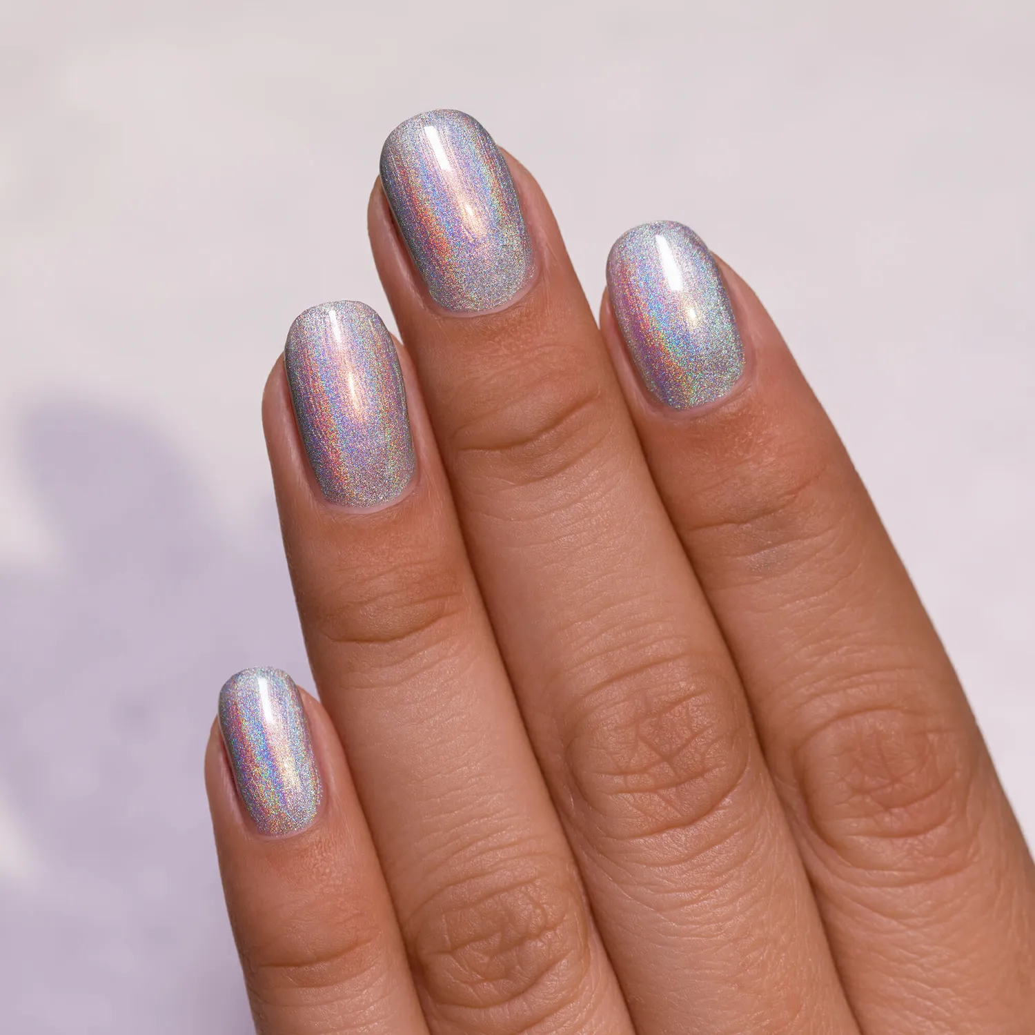 ILNP MEGA L holografiskt nagellack linjär rainbow